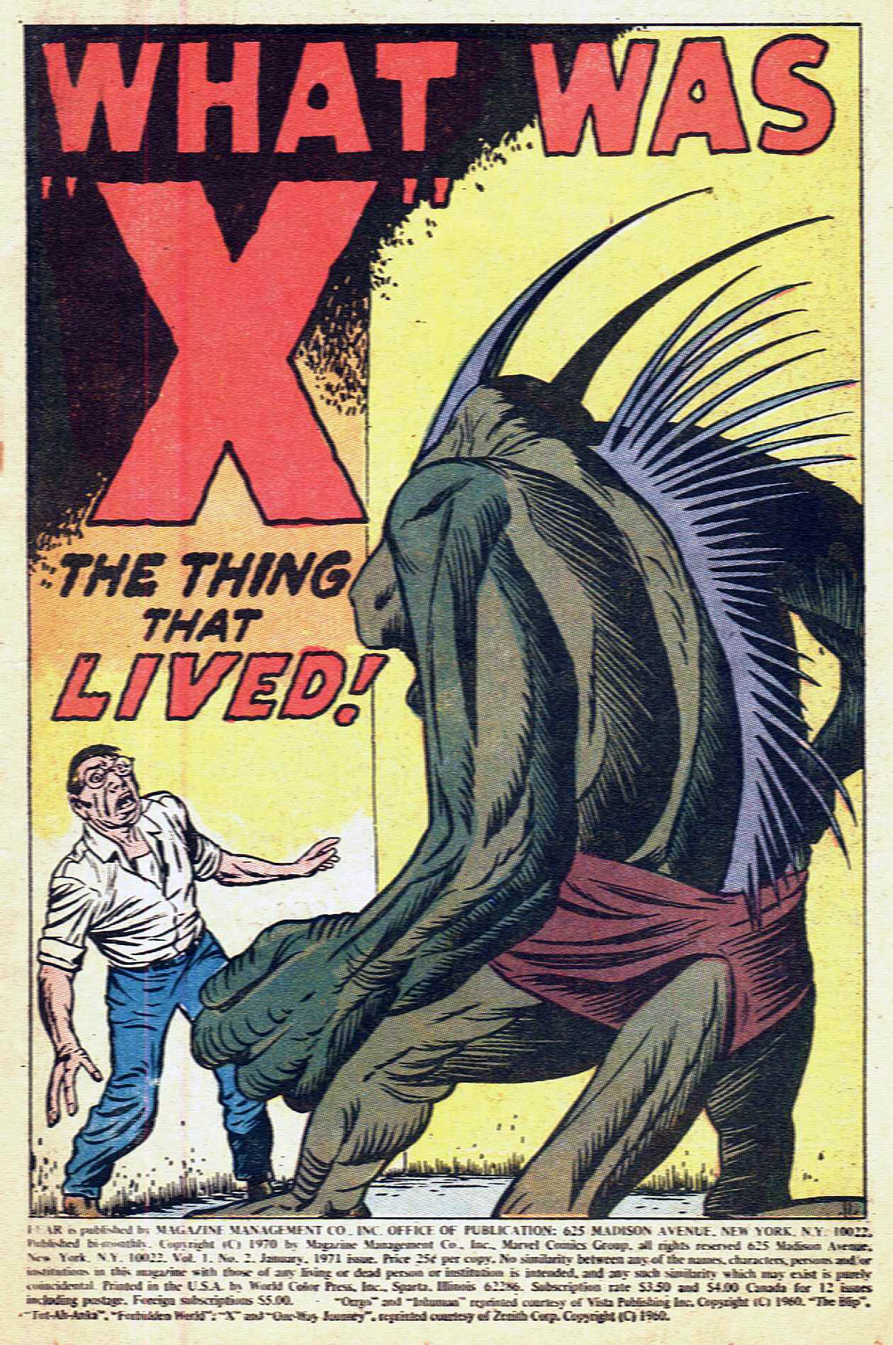 Read online Fear comic -  Issue #2 - 2