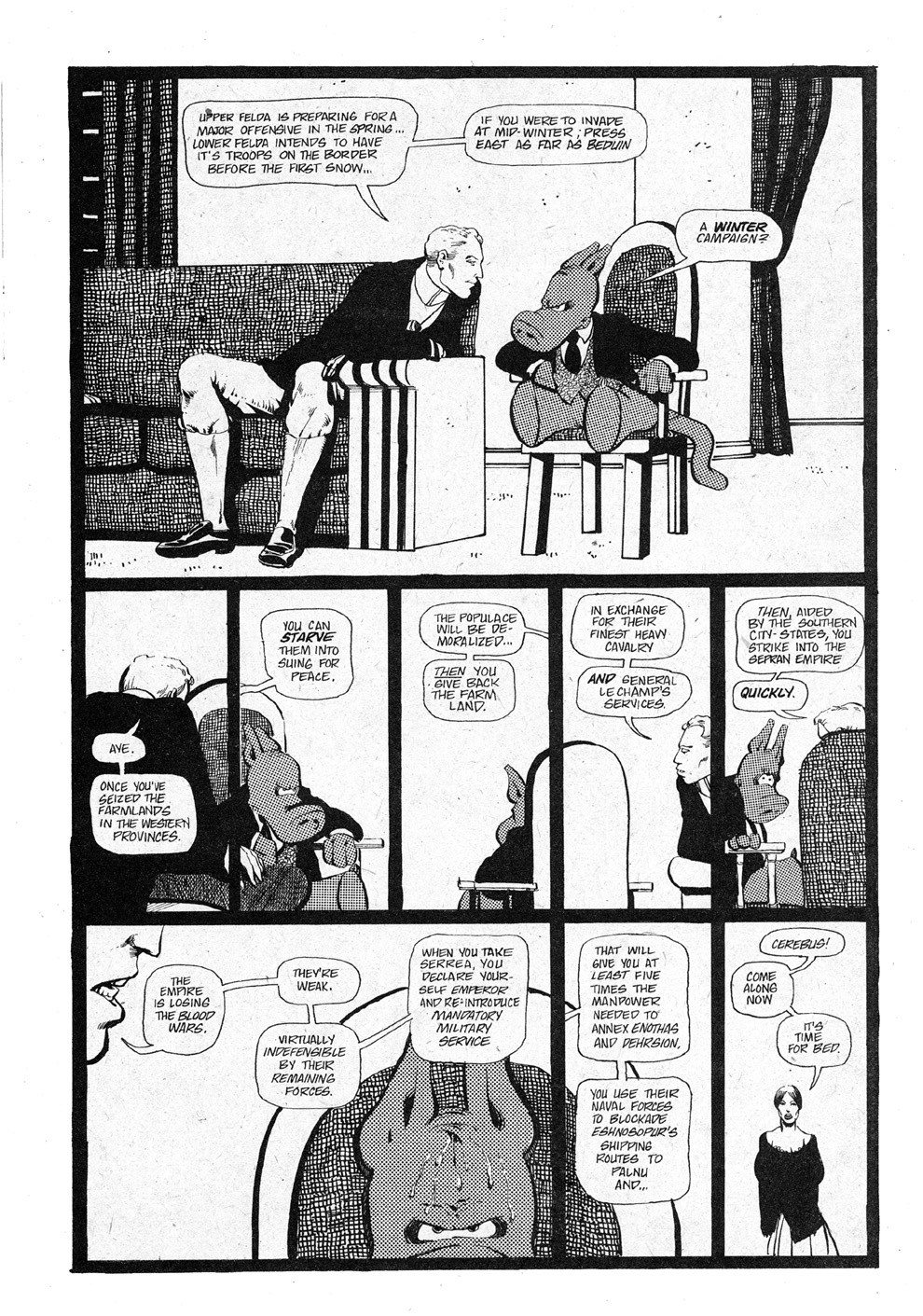 Read online Cerebus comic -  Issue #40 - 9