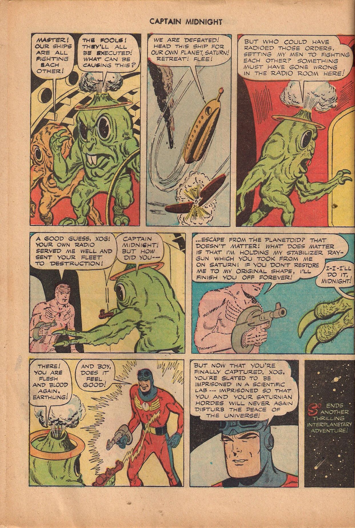 Read online Captain Midnight (1942) comic -  Issue #66 - 10