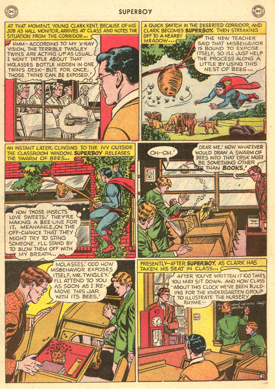 Read online Superboy (1949) comic -  Issue #13 - 32