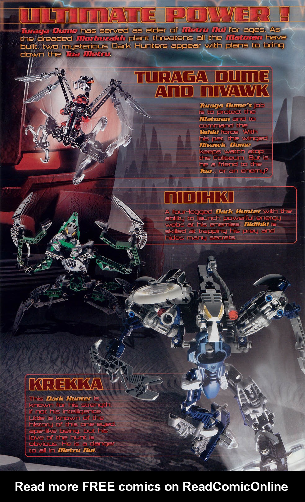 Read online Bionicle comic -  Issue #19 - 16