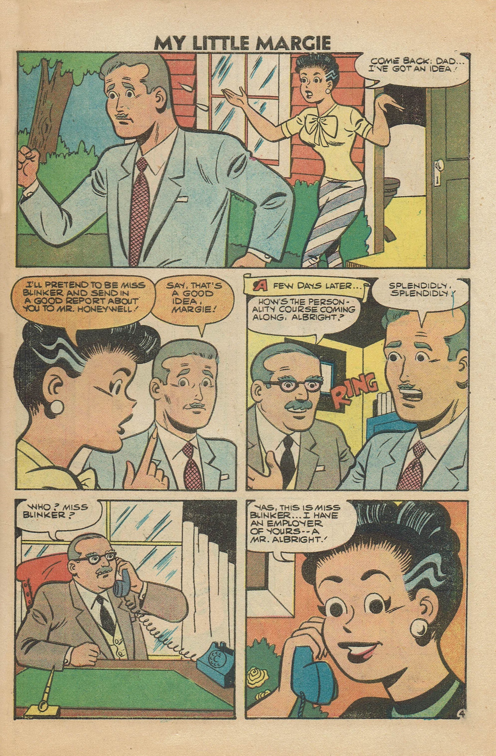 Read online My Little Margie (1954) comic -  Issue #23 - 26