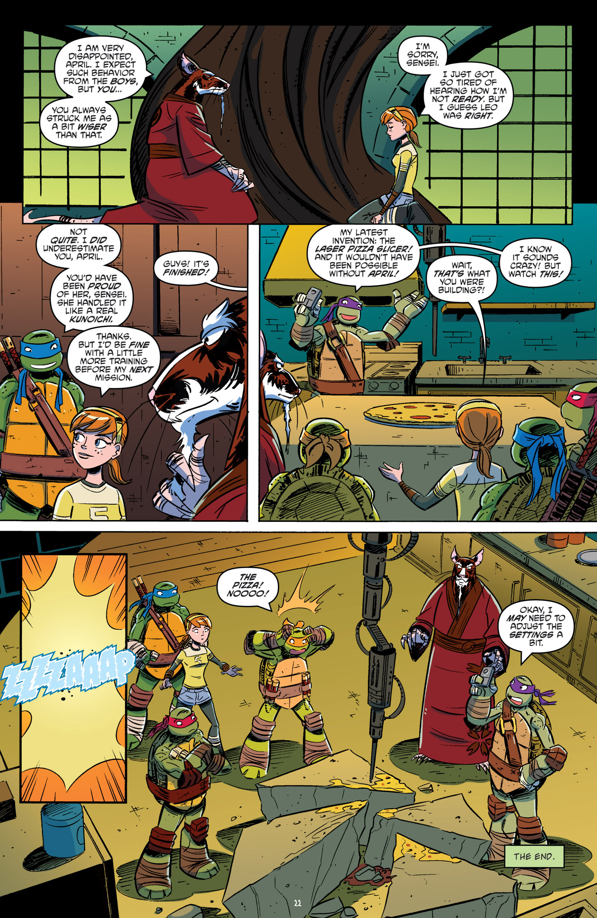 Read online Teenage Mutant Ninja Turtles New Animated Adventures comic -  Issue #1 - 24