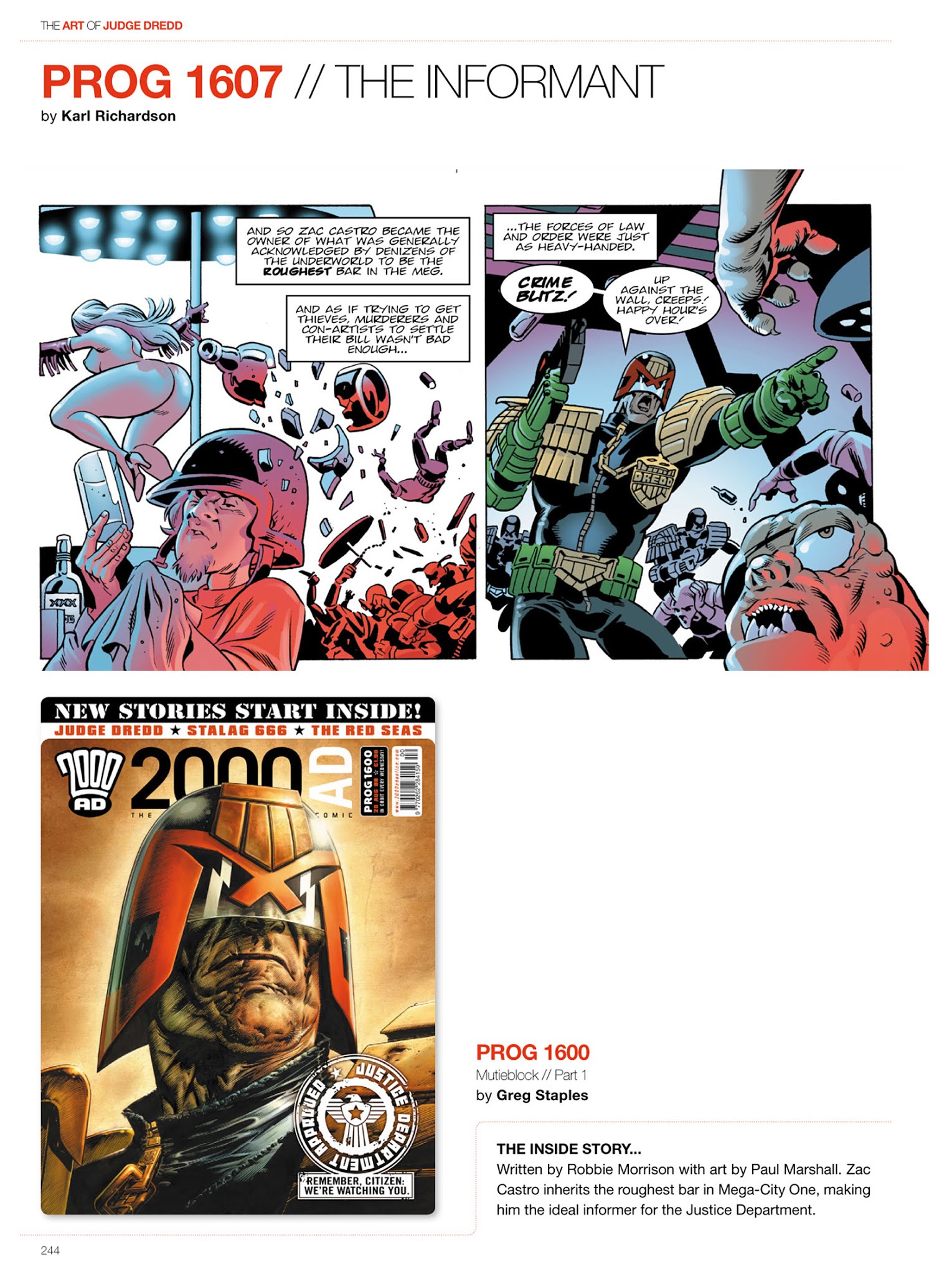 Read online The Art of Judge Dredd: Featuring 35 Years of Zarjaz Covers comic -  Issue # TPB (Part 3) - 62