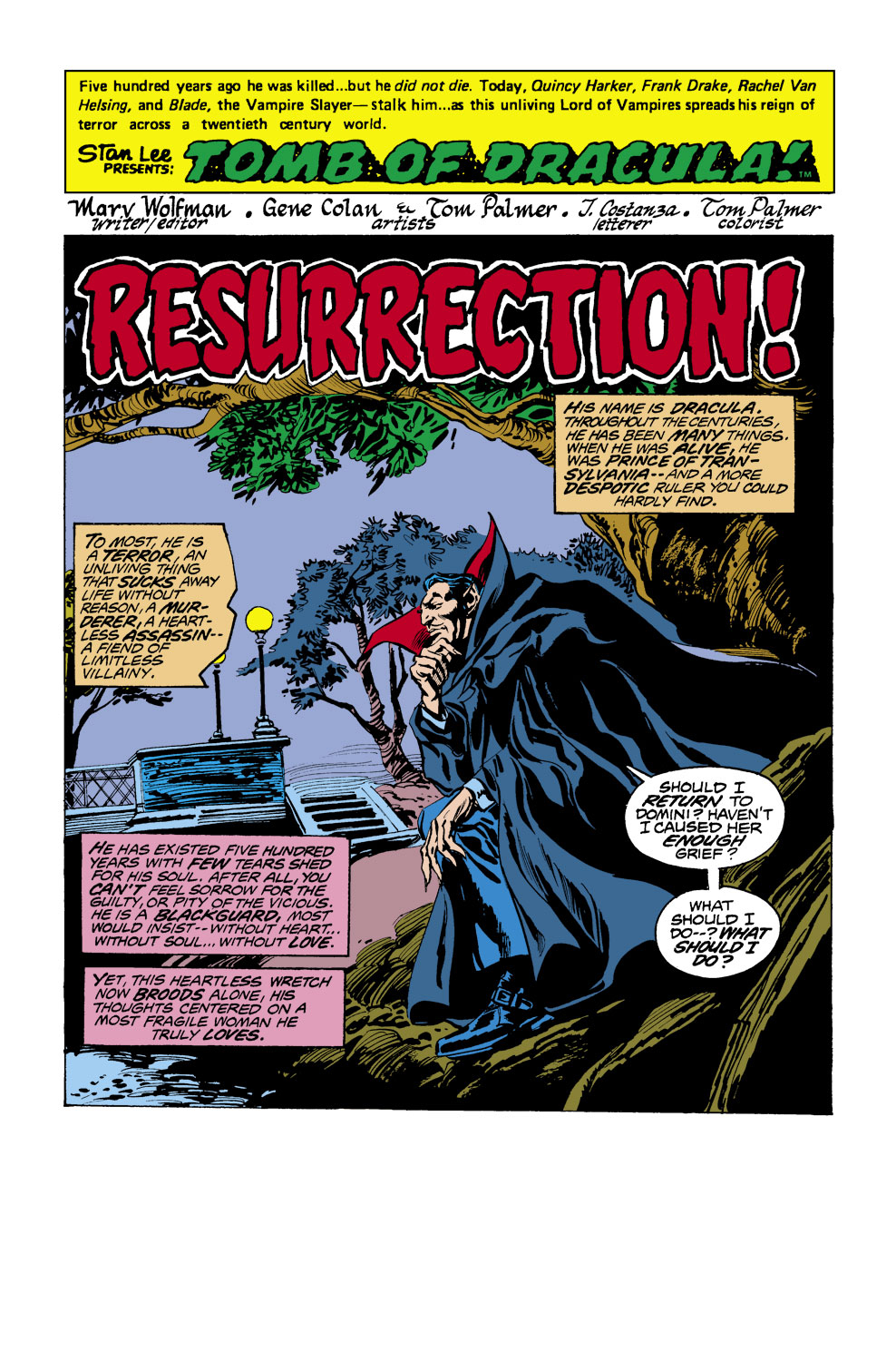 Read online Tomb of Dracula (1972) comic -  Issue #61 - 2