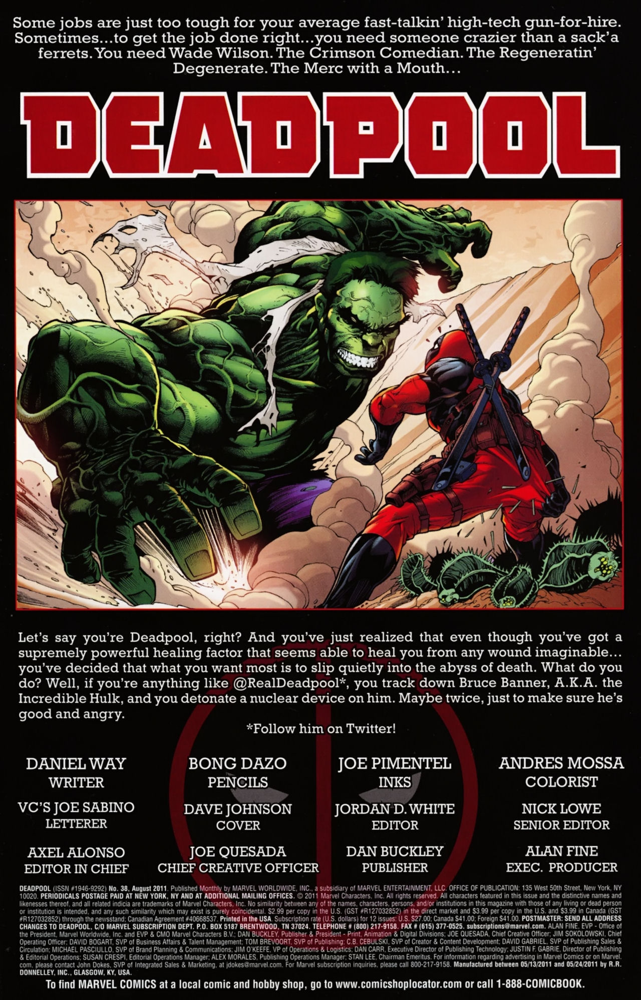 Read online Deadpool (2008) comic -  Issue #38 - 2