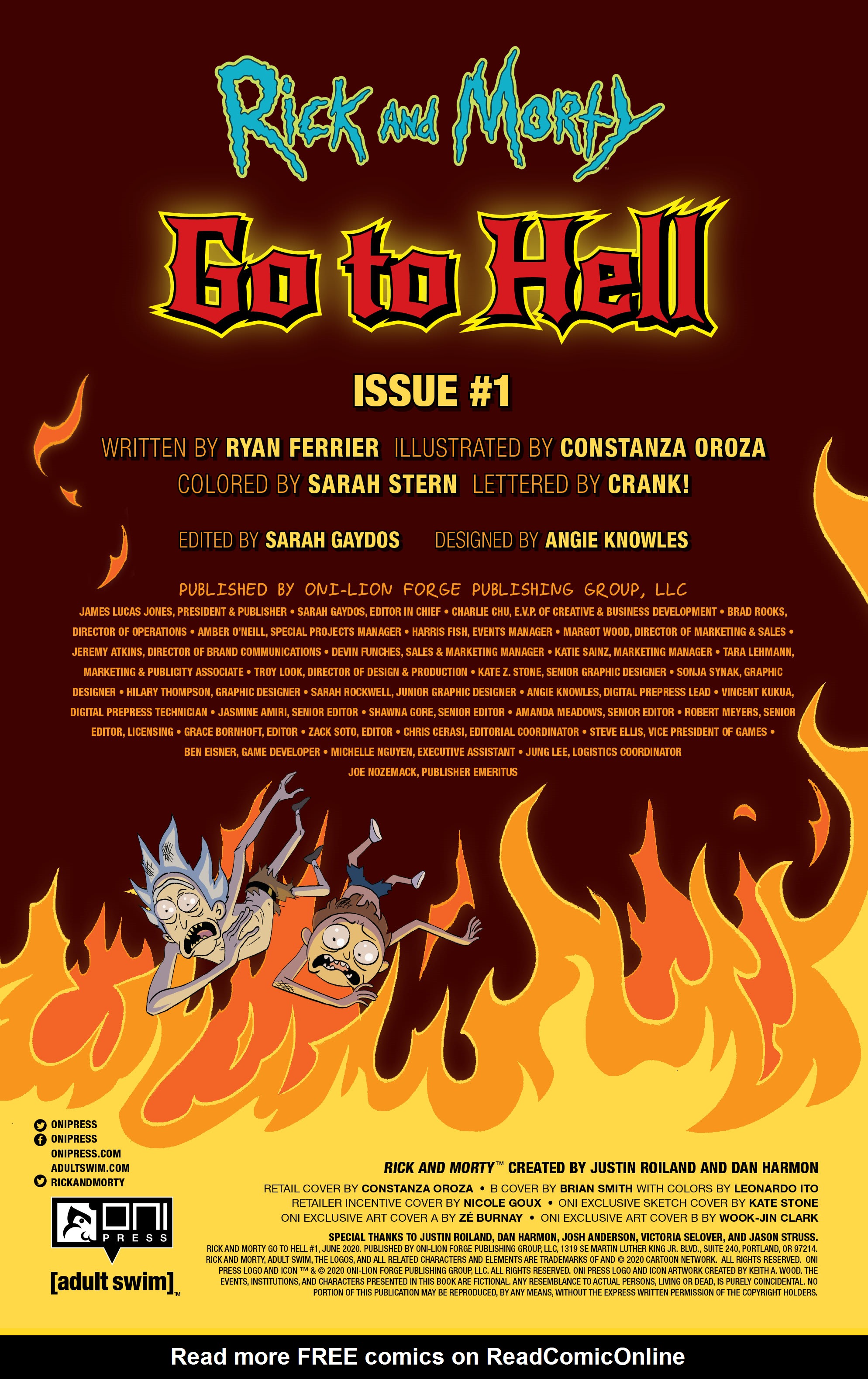 Read online Rick and Morty: Go to Hell comic -  Issue #1 - 2