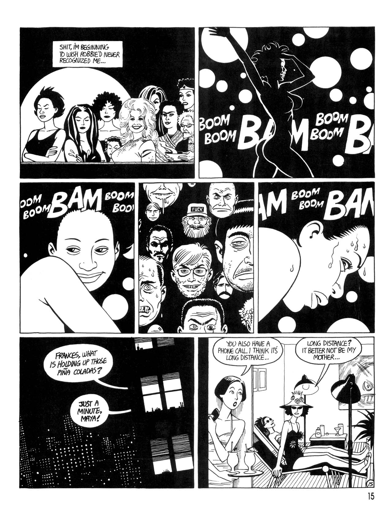 Read online Love and Rockets (1982) comic -  Issue #35 - 17