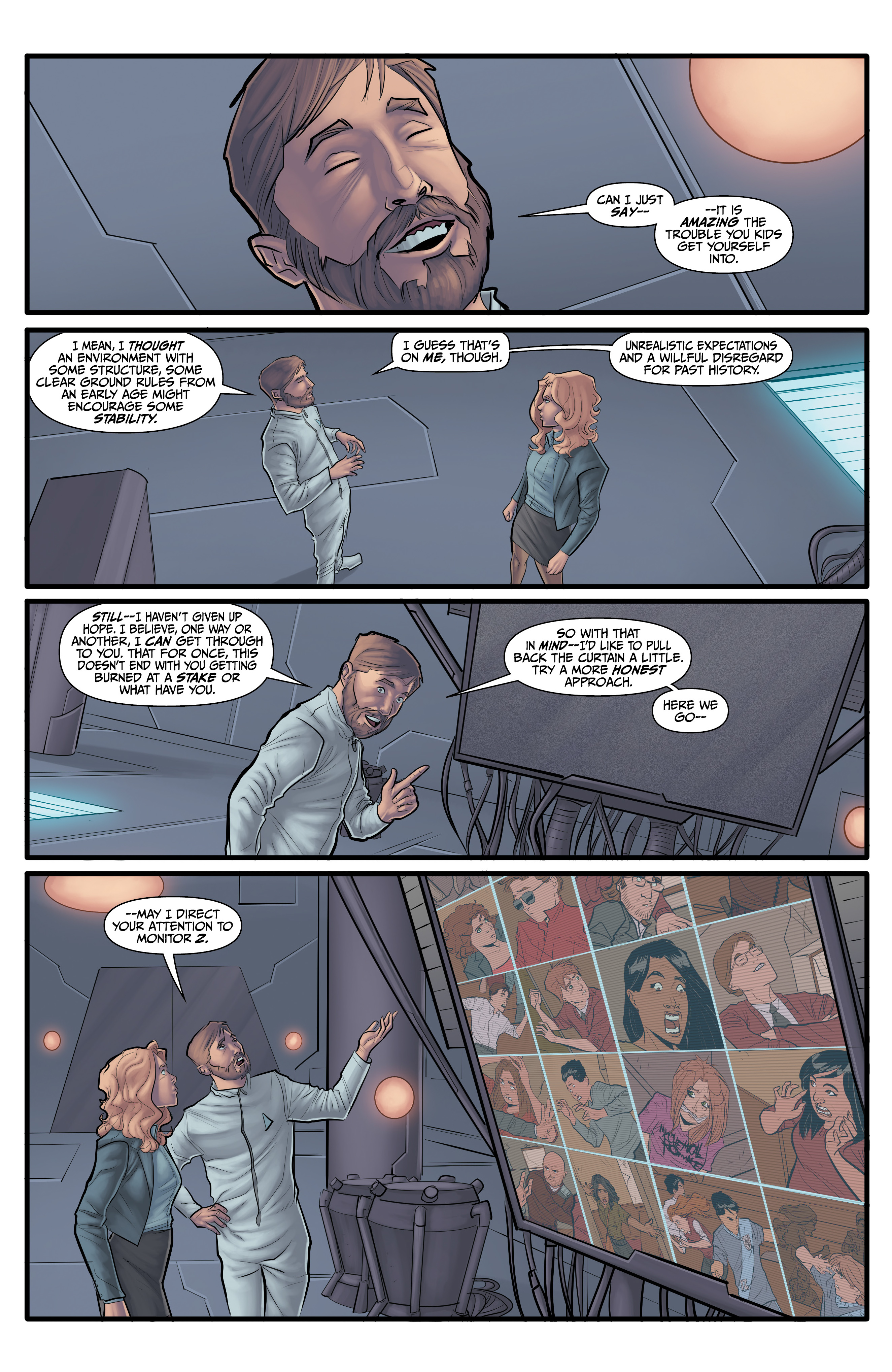 Read online Morning Glories comic -  Issue #50 - 12