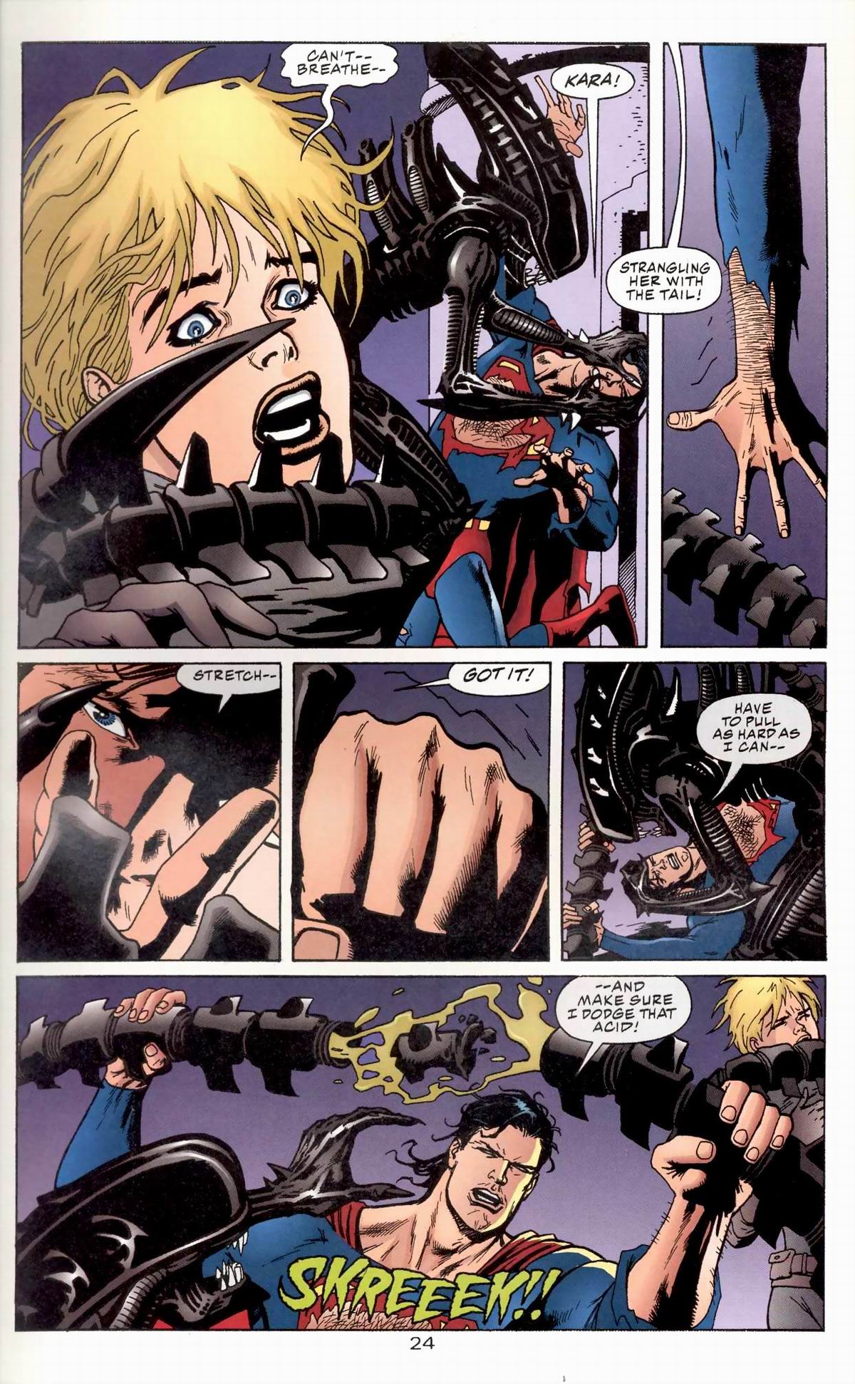 Read online Superman vs. Aliens comic -  Issue #2 - 27