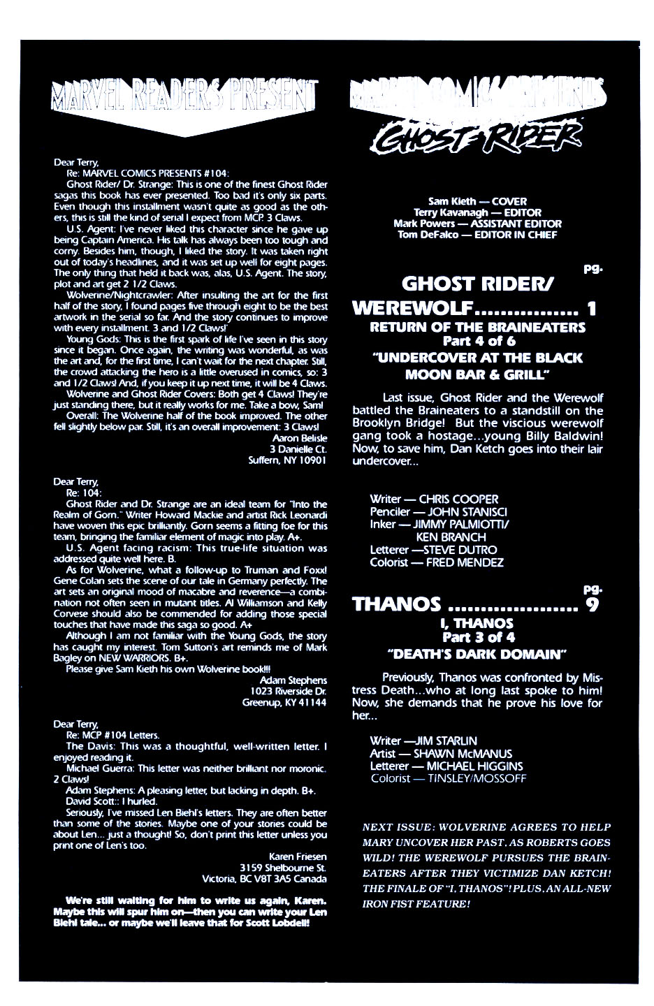 Read online Marvel Comics Presents (1988) comic -  Issue #110 - 20