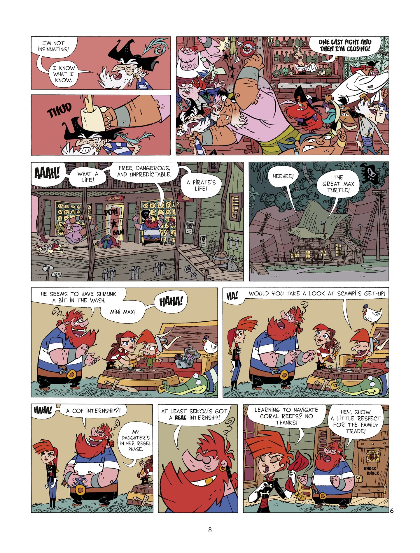 Read online Pirate Family comic -  Issue #2 - 8