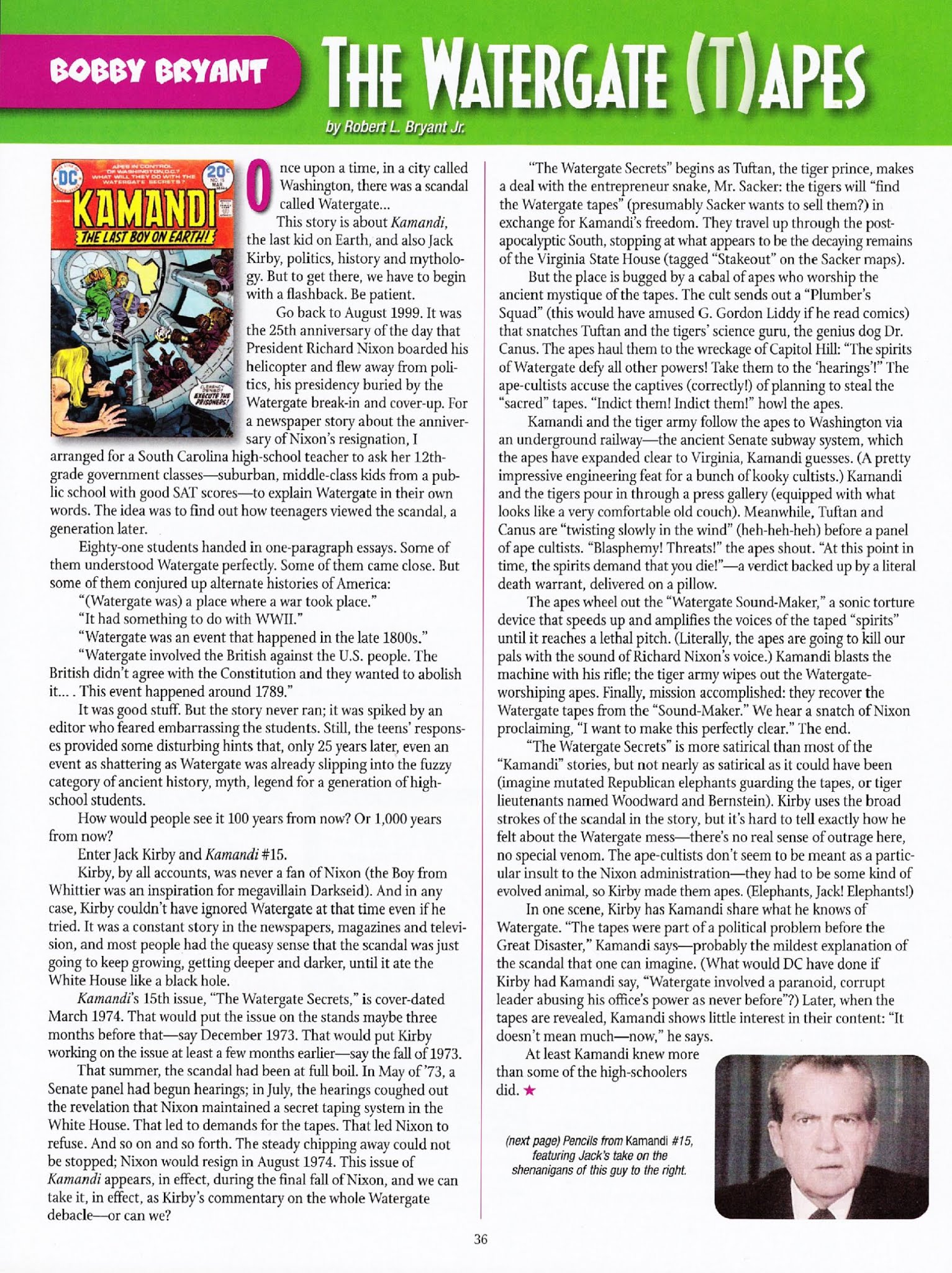 Read online The Jack Kirby Collector comic -  Issue #62 - 38