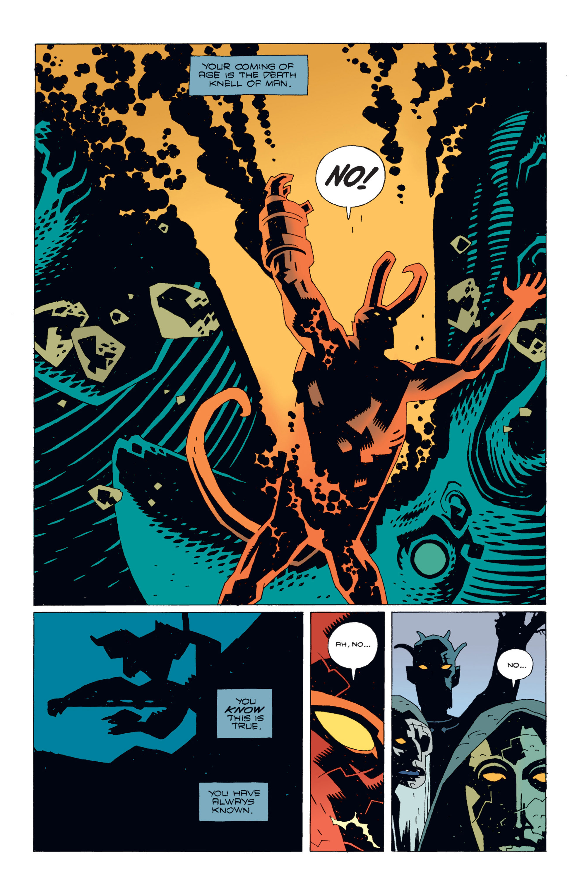 Read online Hellboy comic -  Issue #2 - 124