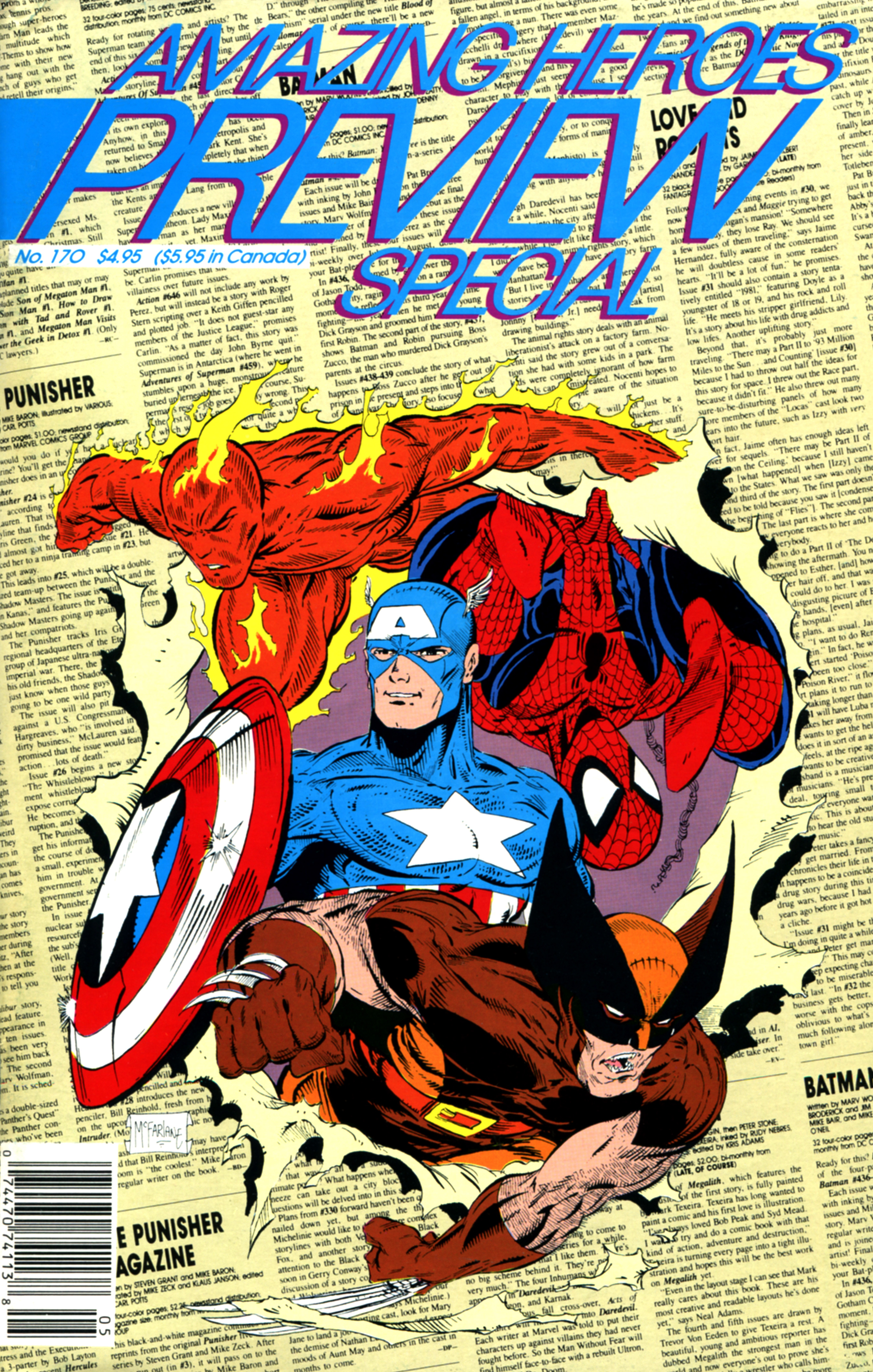 Read online Amazing Heroes comic -  Issue #170 - 1