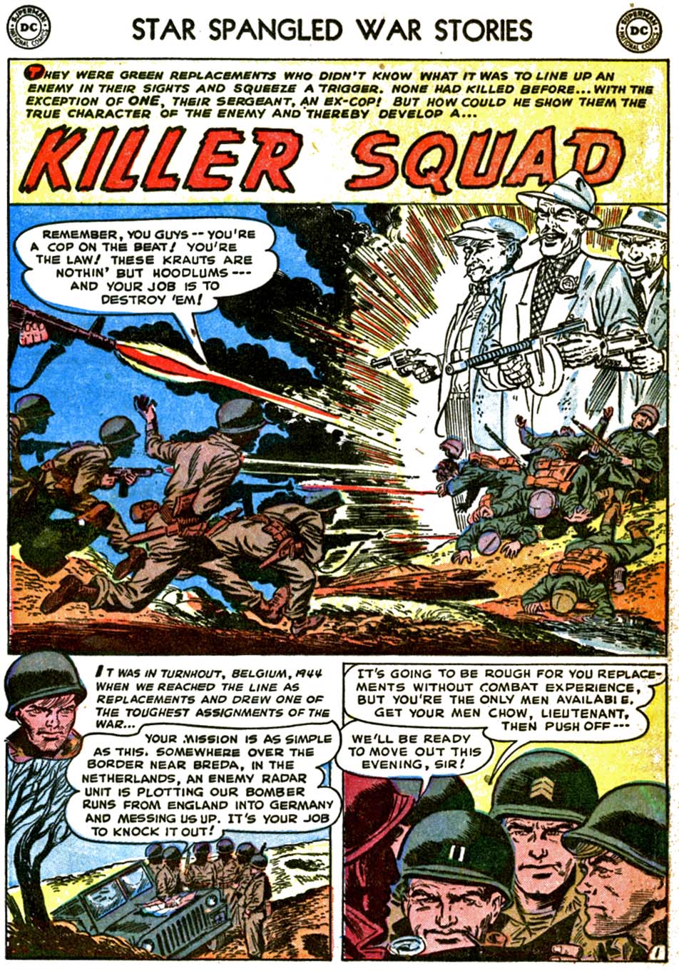 Read online Star Spangled War Stories (1952) comic -  Issue #7 - 13
