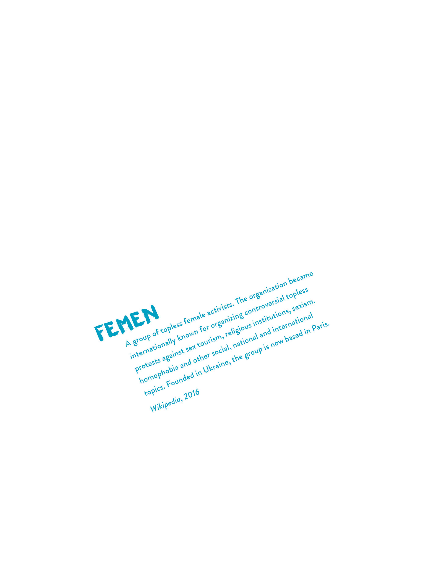 Read online Diary of A Femen comic -  Issue # TPB - 6
