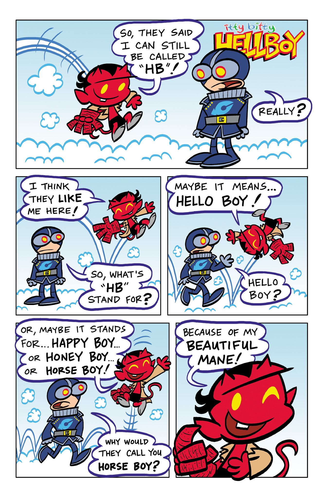 Read online Itty Bitty Hellboy comic -  Issue #4 - 9