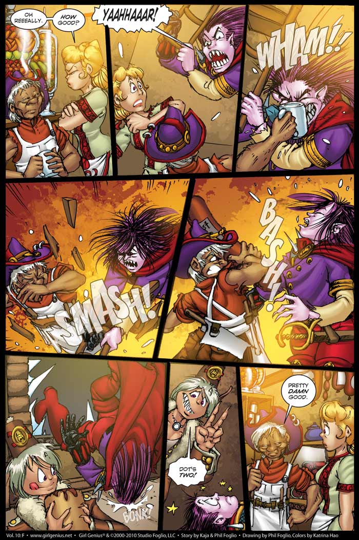 Read online Girl Genius (2002) comic -  Issue #10 - 131