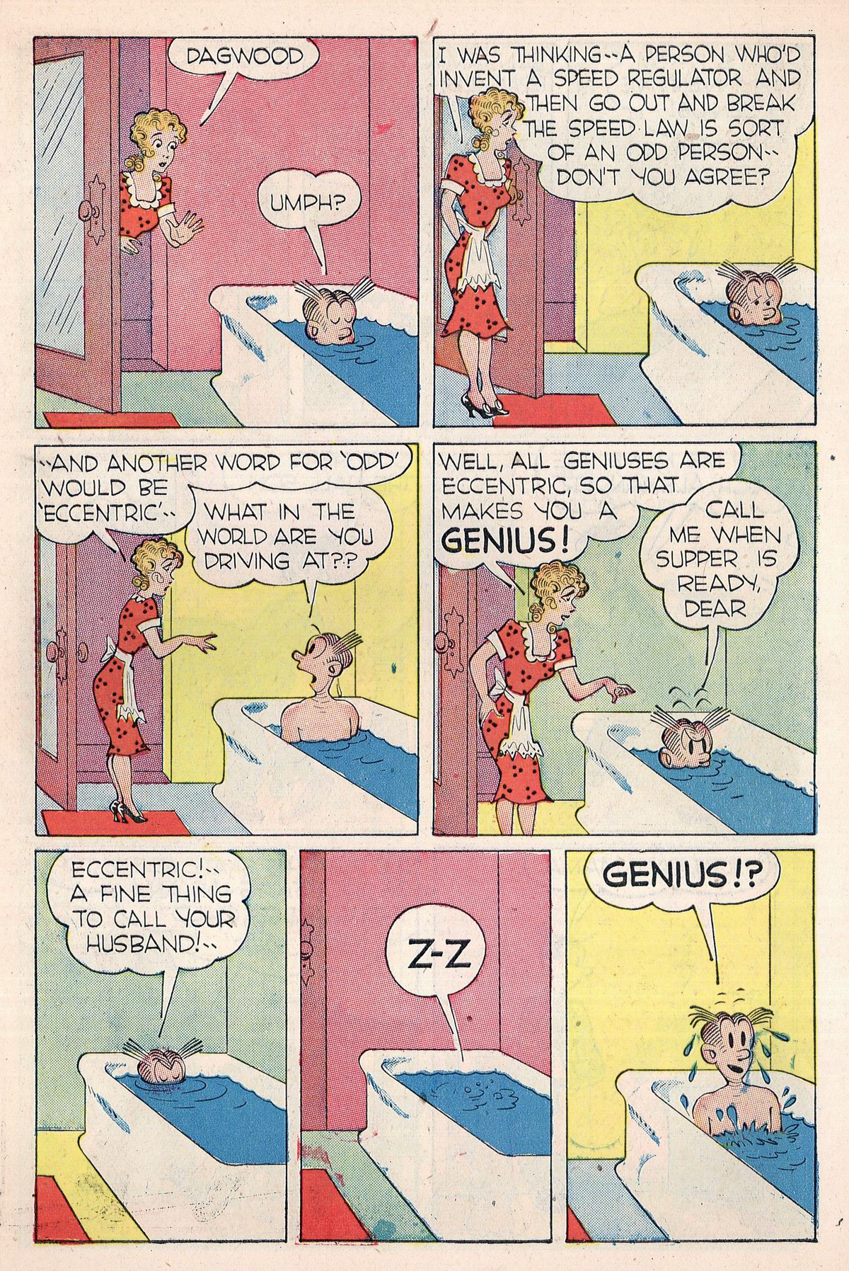 Read online Blondie Comics (1947) comic -  Issue #9 - 7