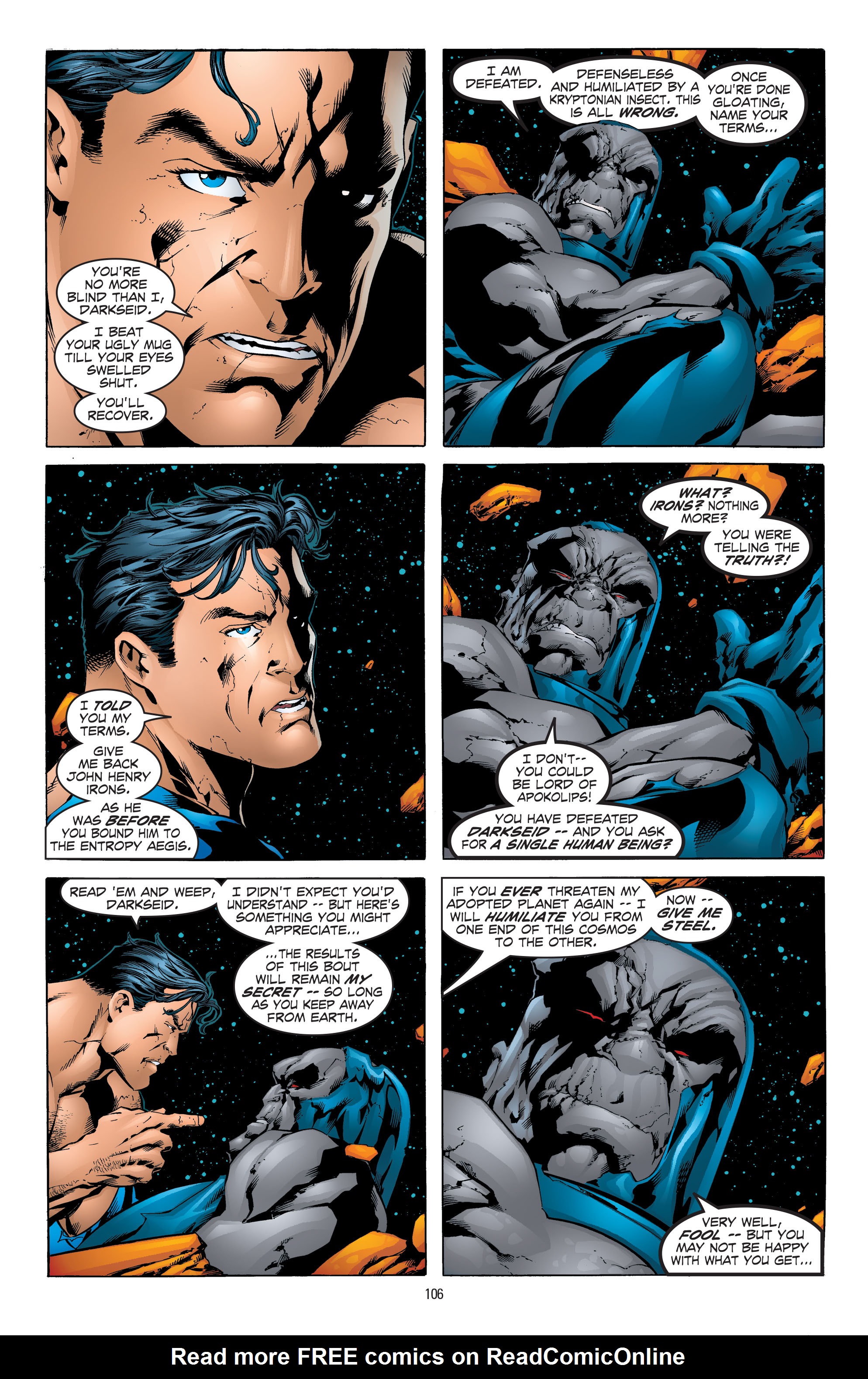 Read online Superman vs. Darkseid comic -  Issue # TPB - 103