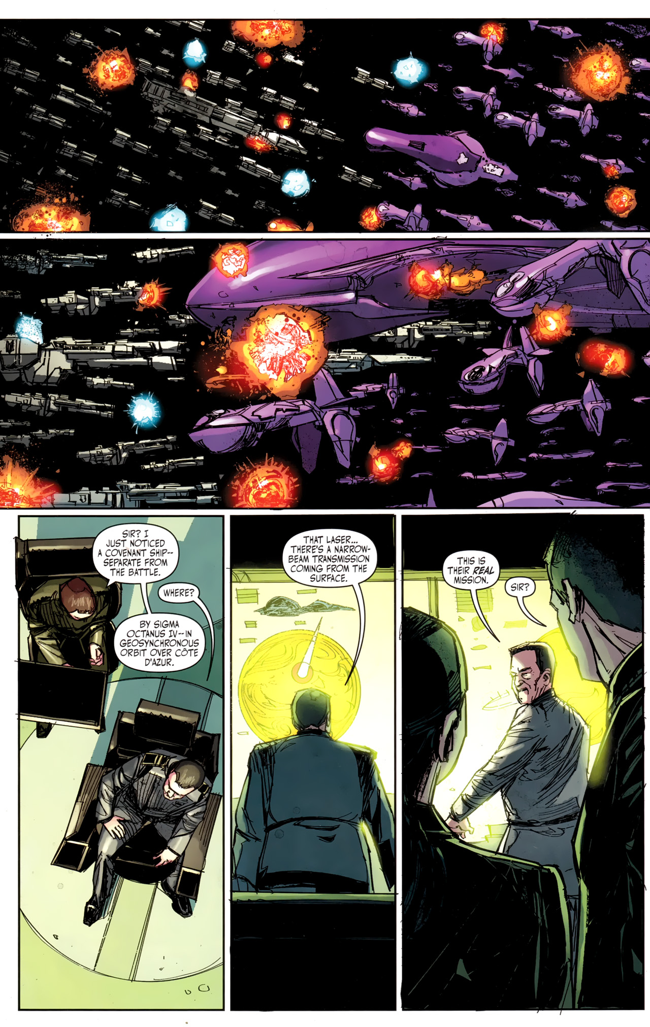 Read online Halo: Fall Of Reach - Covenant comic -  Issue #3 - 14