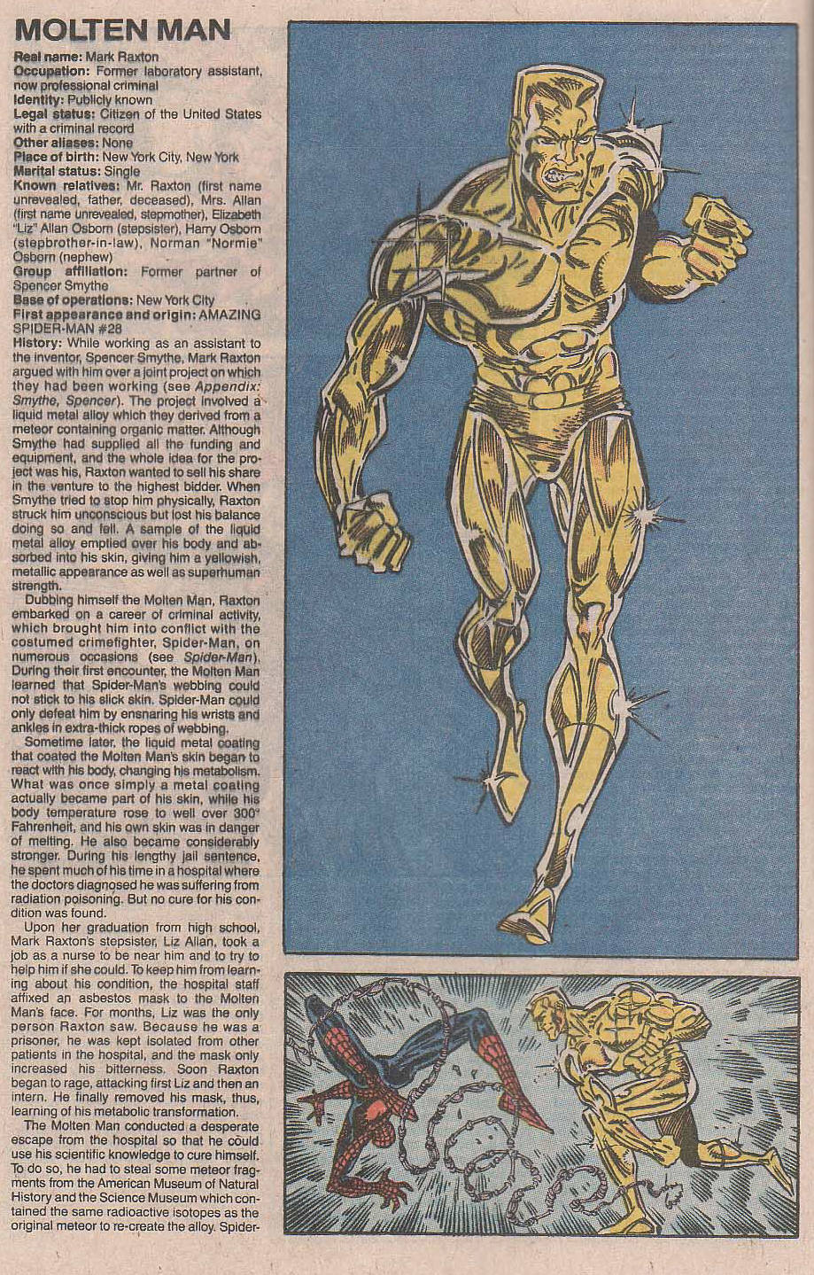 Read online The Official Handbook of the Marvel Universe: Update '89 comic -  Issue #5 - 17