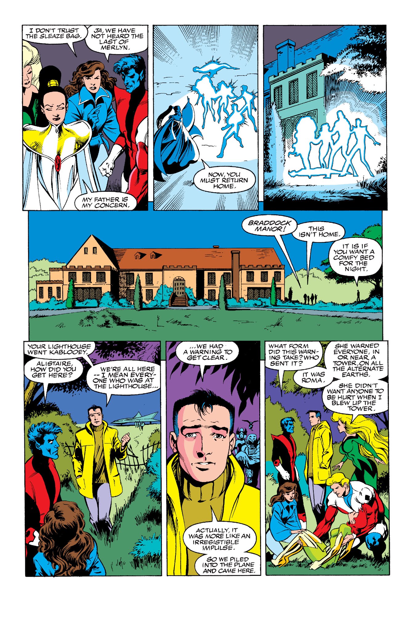 Read online Excalibur Visionaries: Alan Davis comic -  Issue # TPB 1 (Part 2) - 122