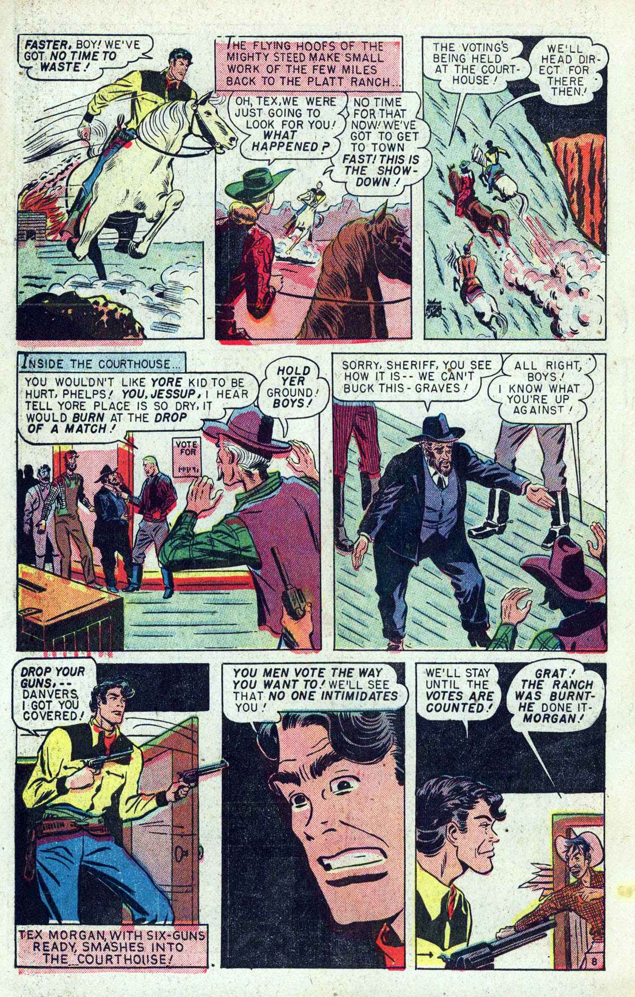 Read online Tex Morgan comic -  Issue #2 - 10