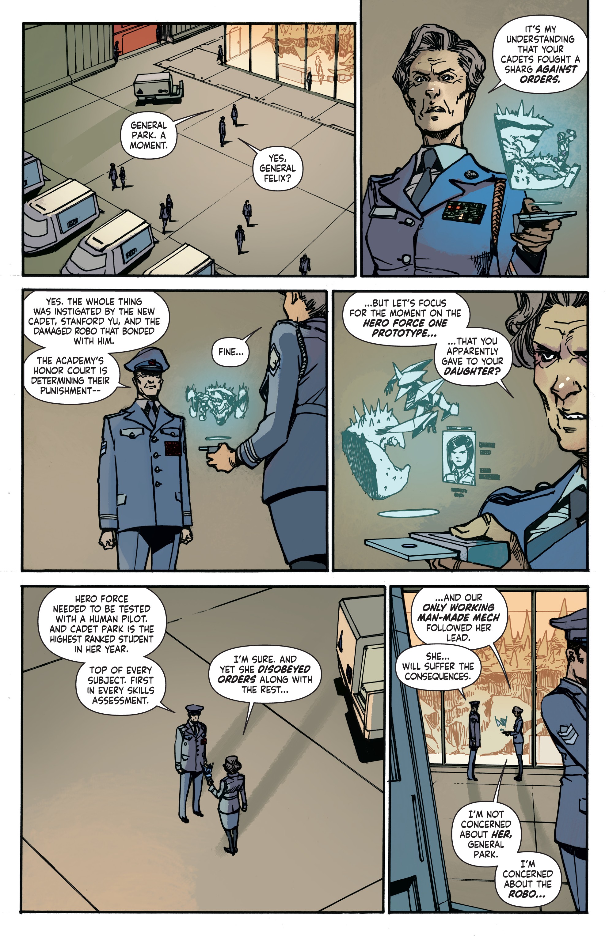 Read online Mech Cadet Yu comic -  Issue # _TPB 2 - 7
