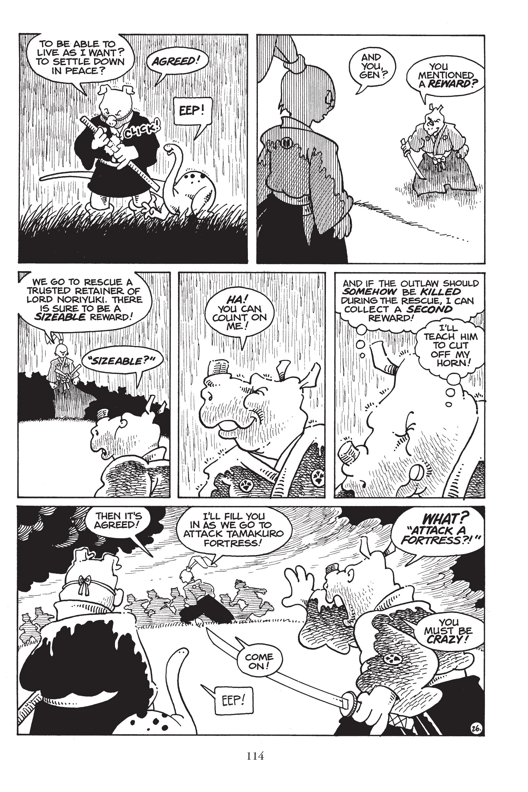 Read online Usagi Yojimbo (1987) comic -  Issue # _TPB 4 - 113