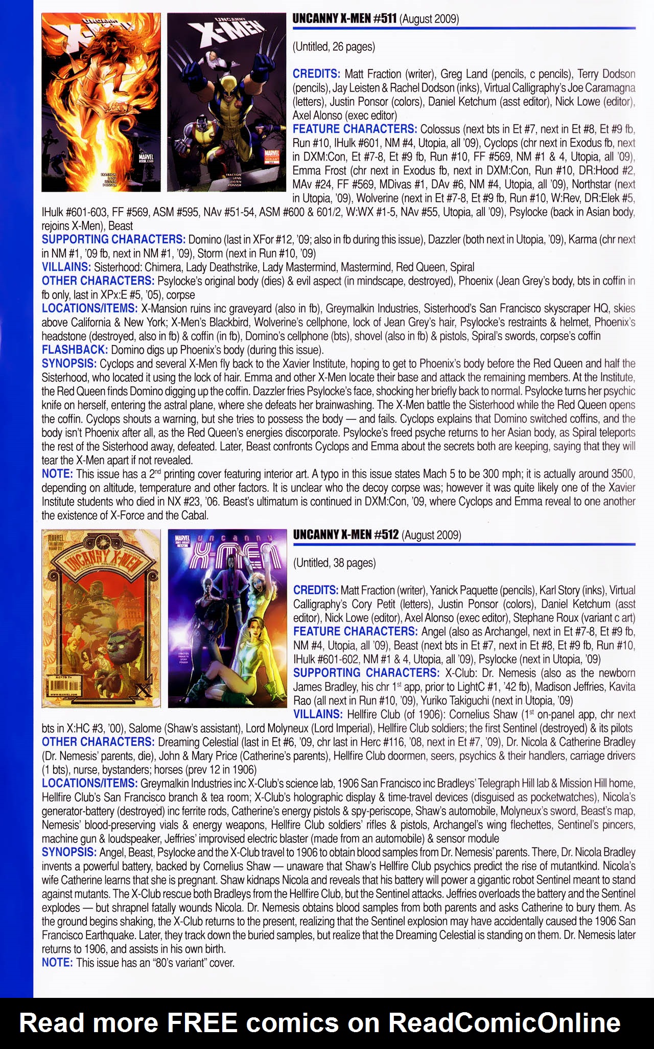 Read online Official Index to the Marvel Universe comic -  Issue #13 - 60