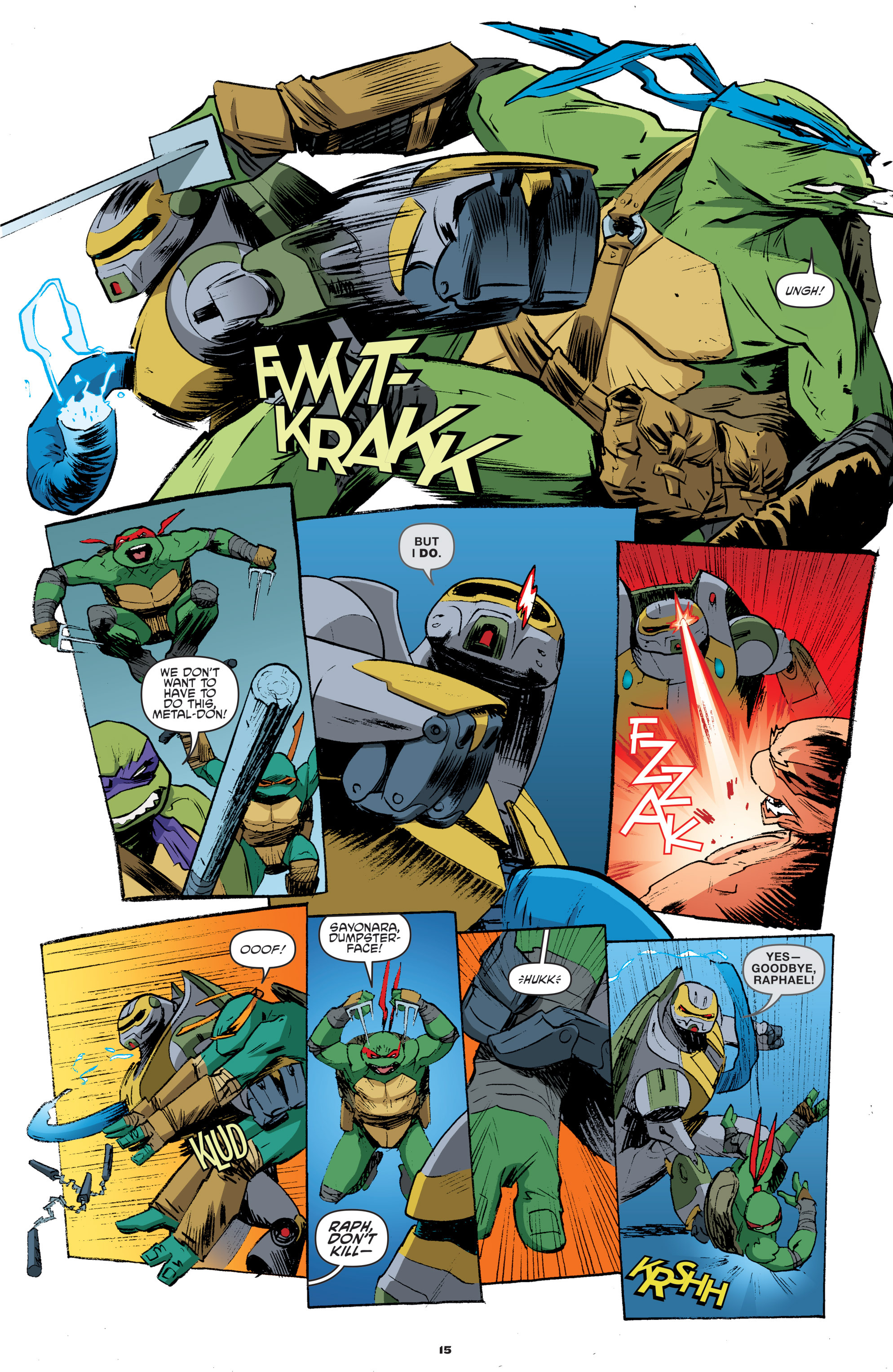 Read online Teenage Mutant Ninja Turtles Universe comic -  Issue #8 - 16