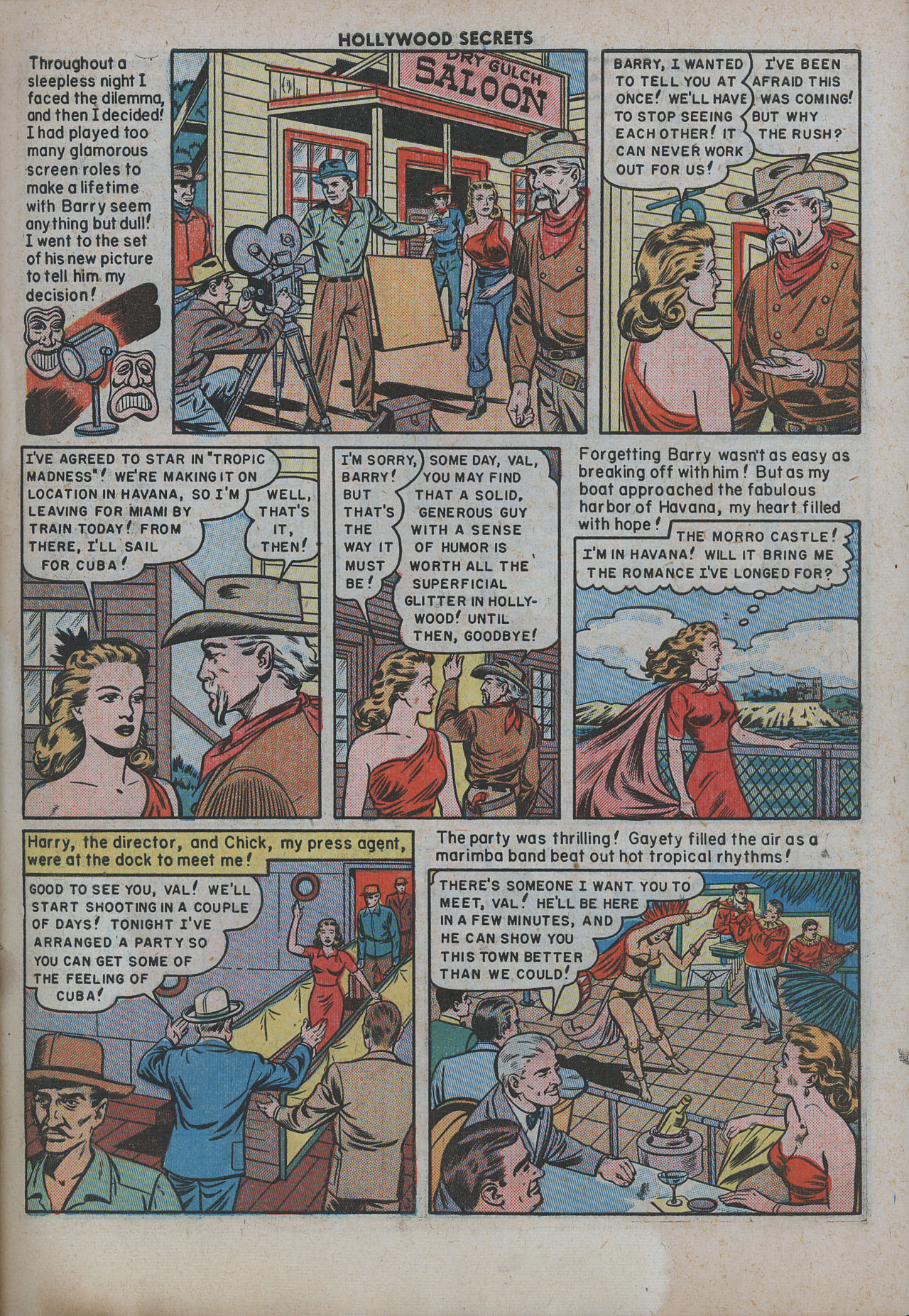 Read online Hollywood Secrets comic -  Issue #6 - 42