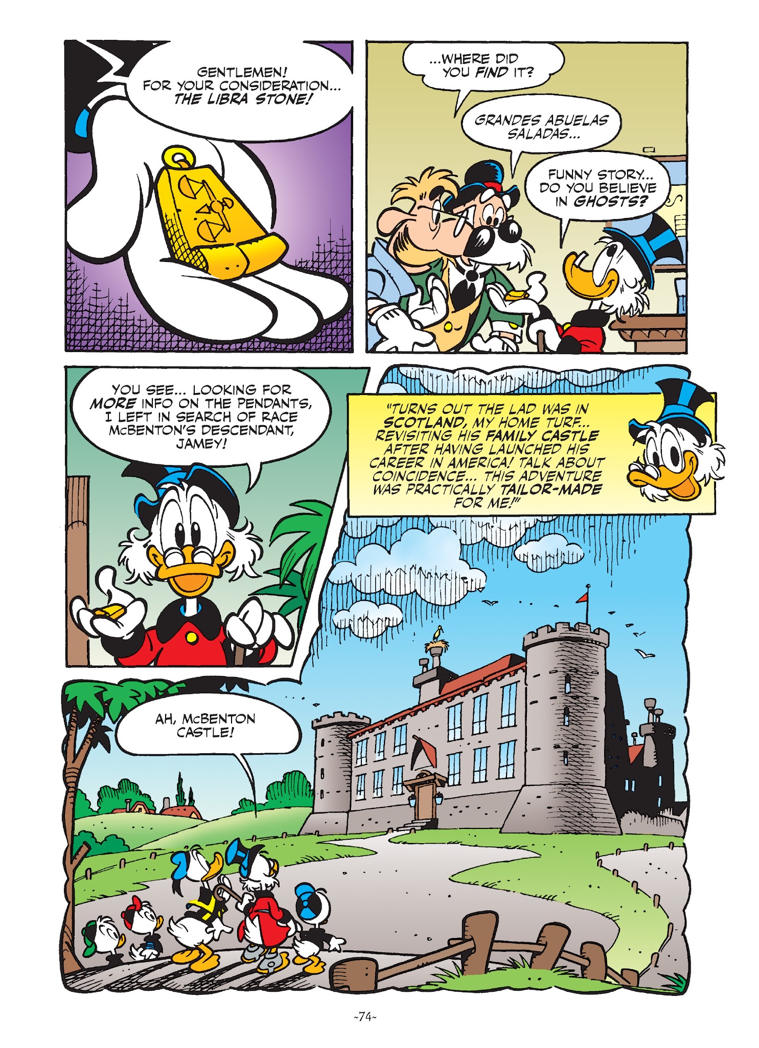 Read online Mickey and Donald: The Search For the Zodiac Stone comic -  Issue # TPB - 73