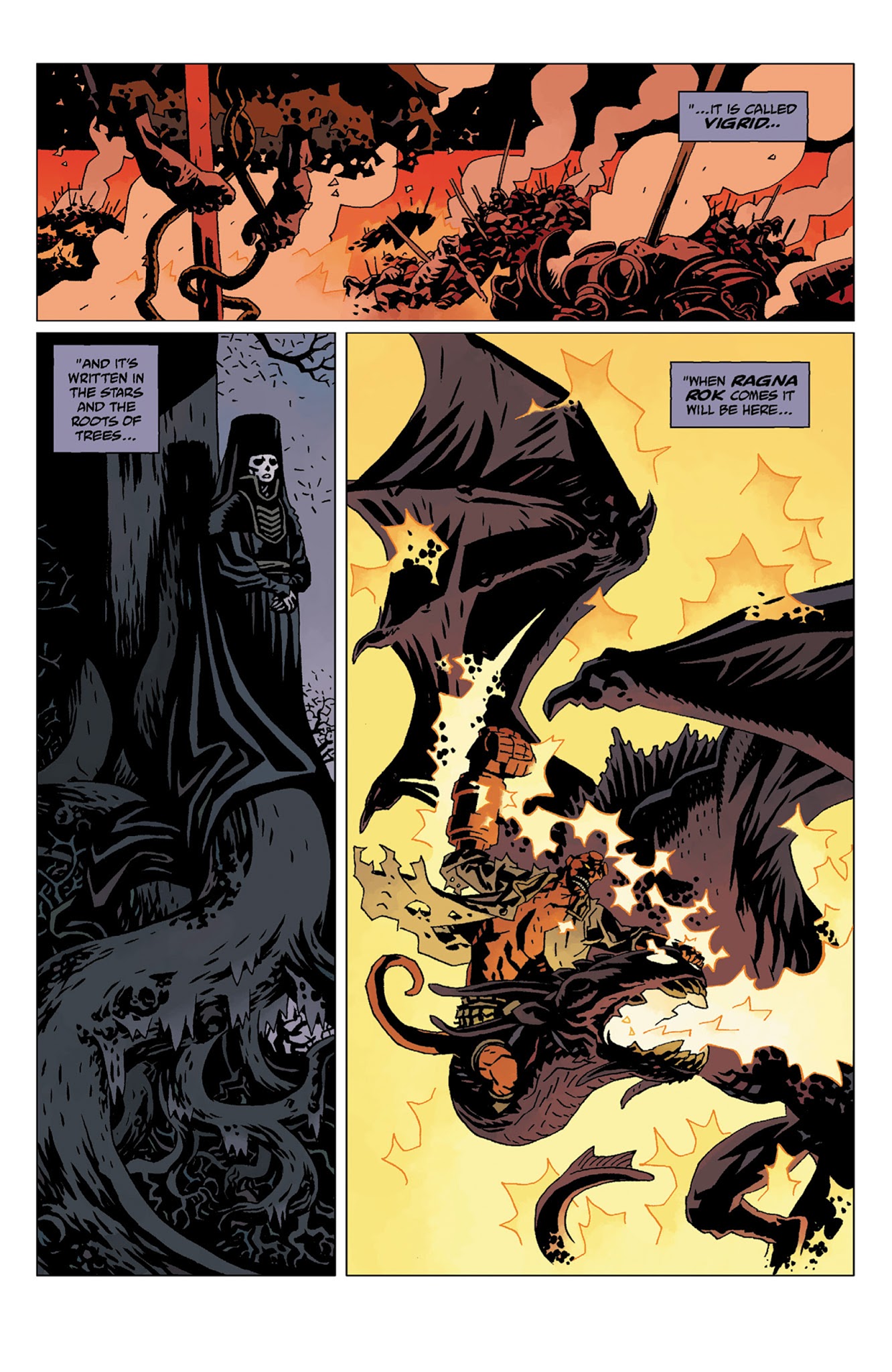 Read online Hellboy: The Storm And The Fury comic -  Issue # TPB - 136