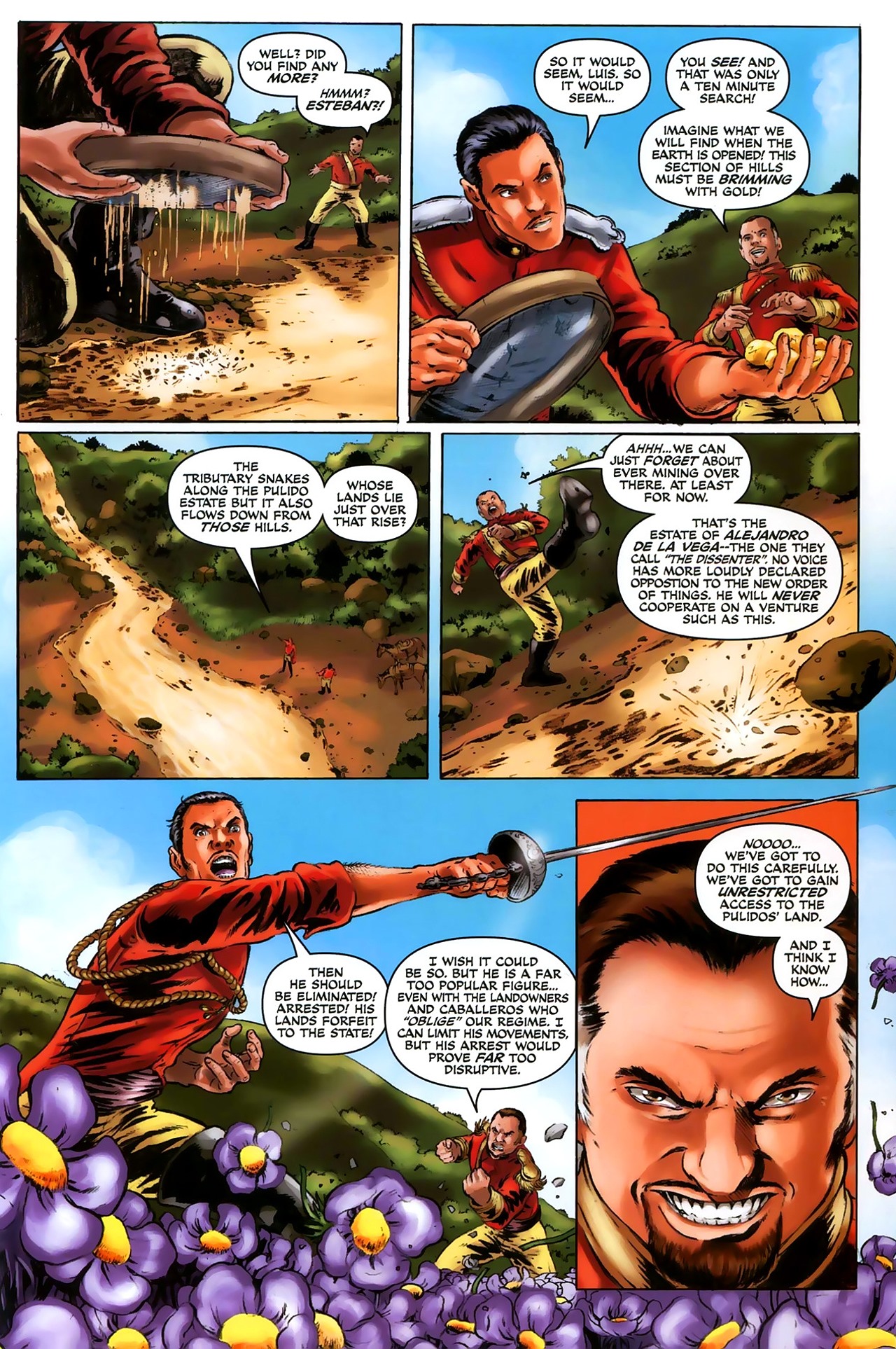 Read online Zorro (2008) comic -  Issue #9 - 13