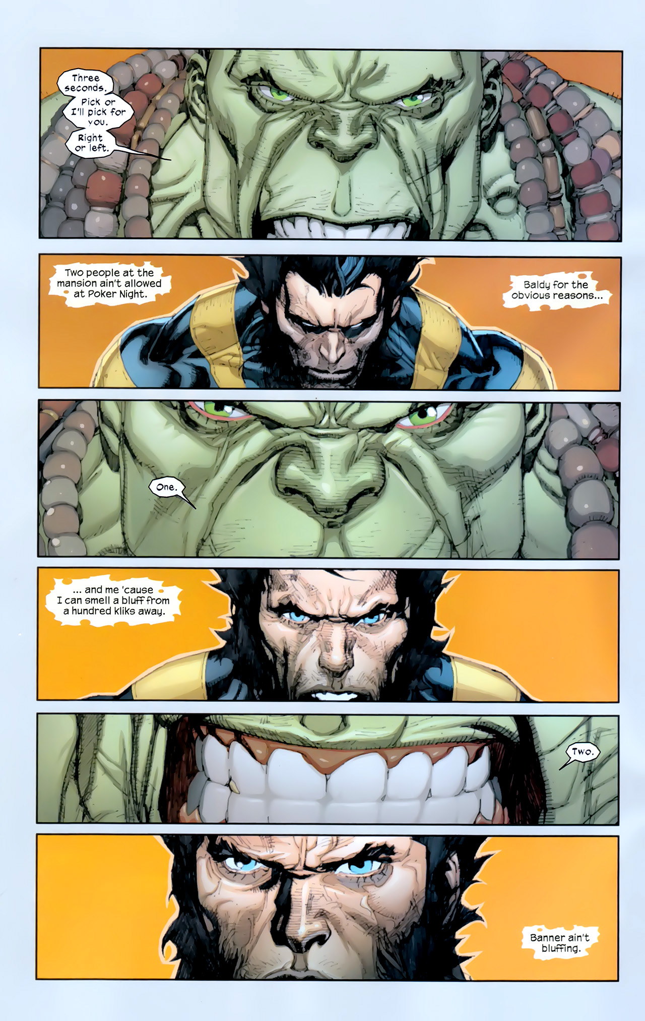Read online Ultimate Wolverine vs. Hulk comic -  Issue #3 - 7