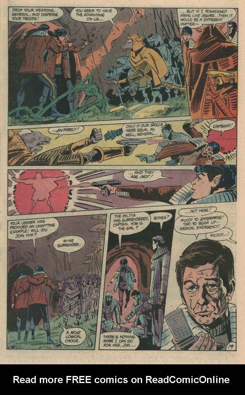 Read online Star Trek (1984) comic -  Issue #5 - 20