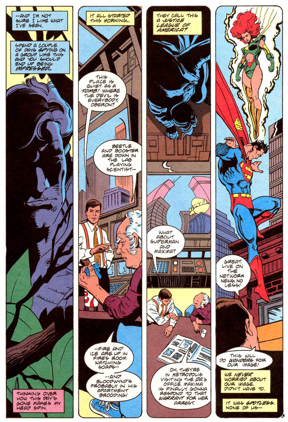 Justice League America 66 Page 3