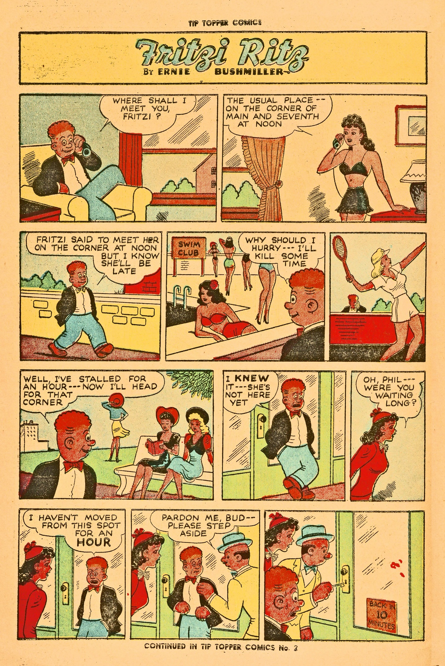 Read online Tip Topper Comics comic -  Issue #1 - 12