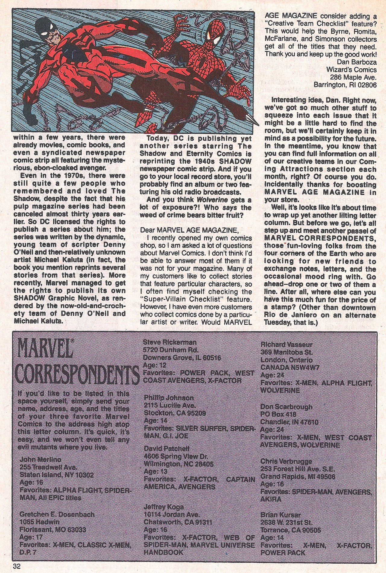 Read online Marvel Age comic -  Issue #83 - 34