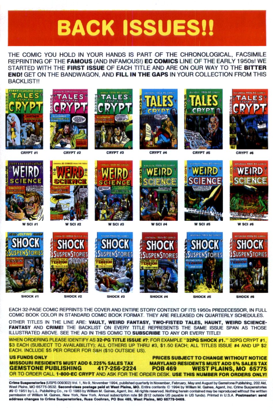 Read online Crime SuspenStories comic -  Issue #9 - 2