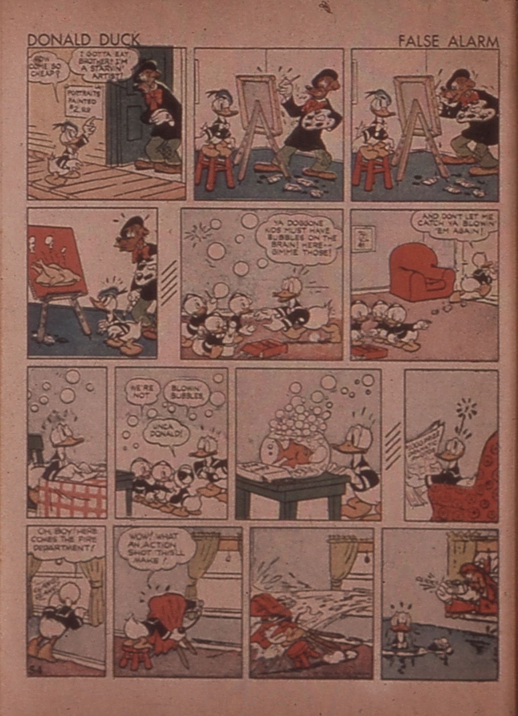 Read online Walt Disney's Comics and Stories comic -  Issue #14 - 56