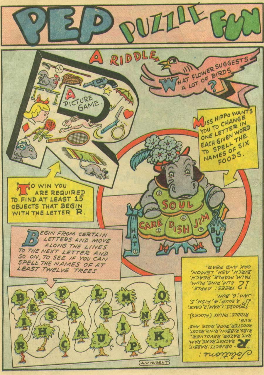 Read online Pep Comics comic -  Issue #54 - 12