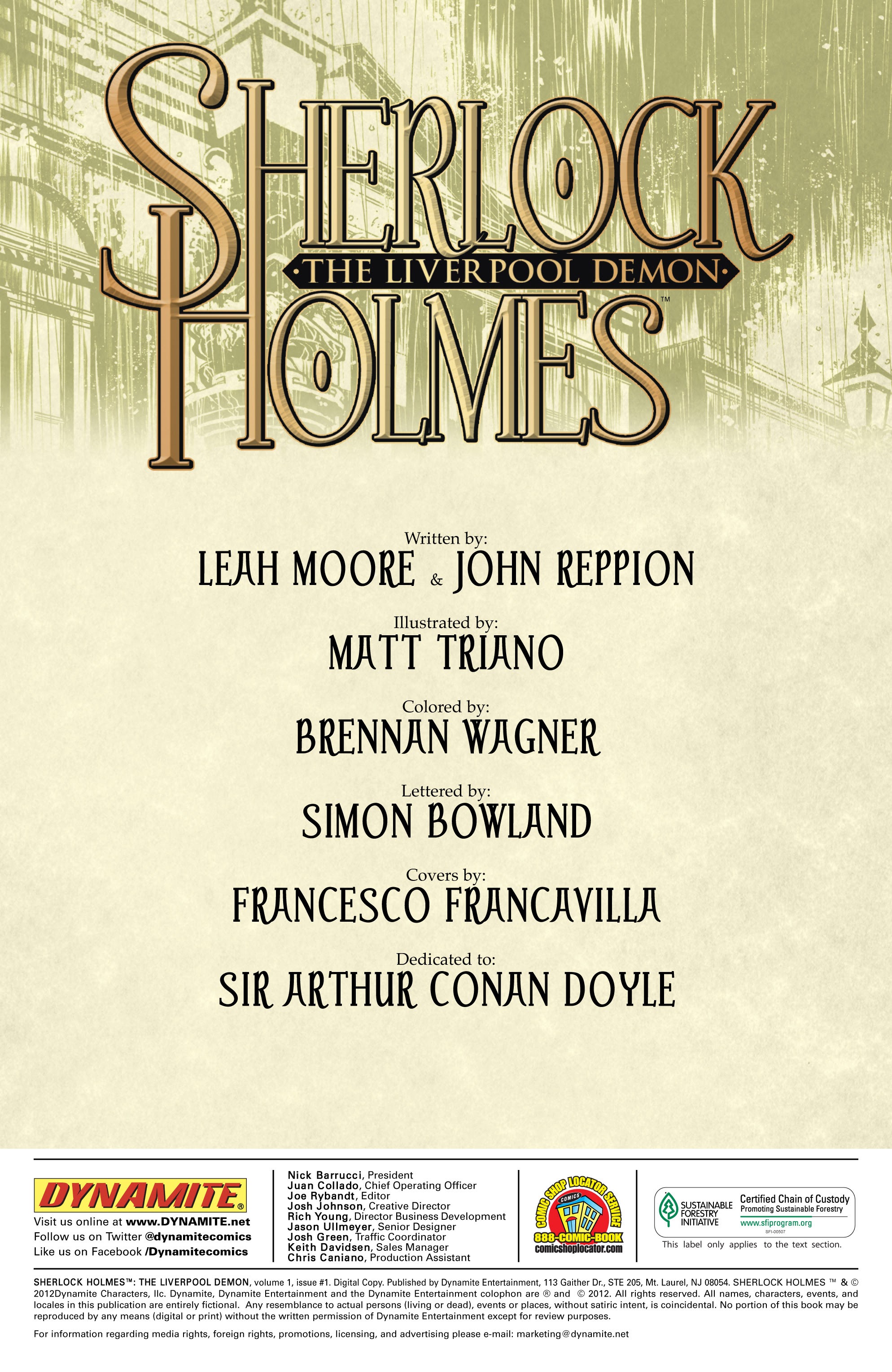 Read online Sherlock Holmes: The Liverpool Demon comic -  Issue #1 - 2