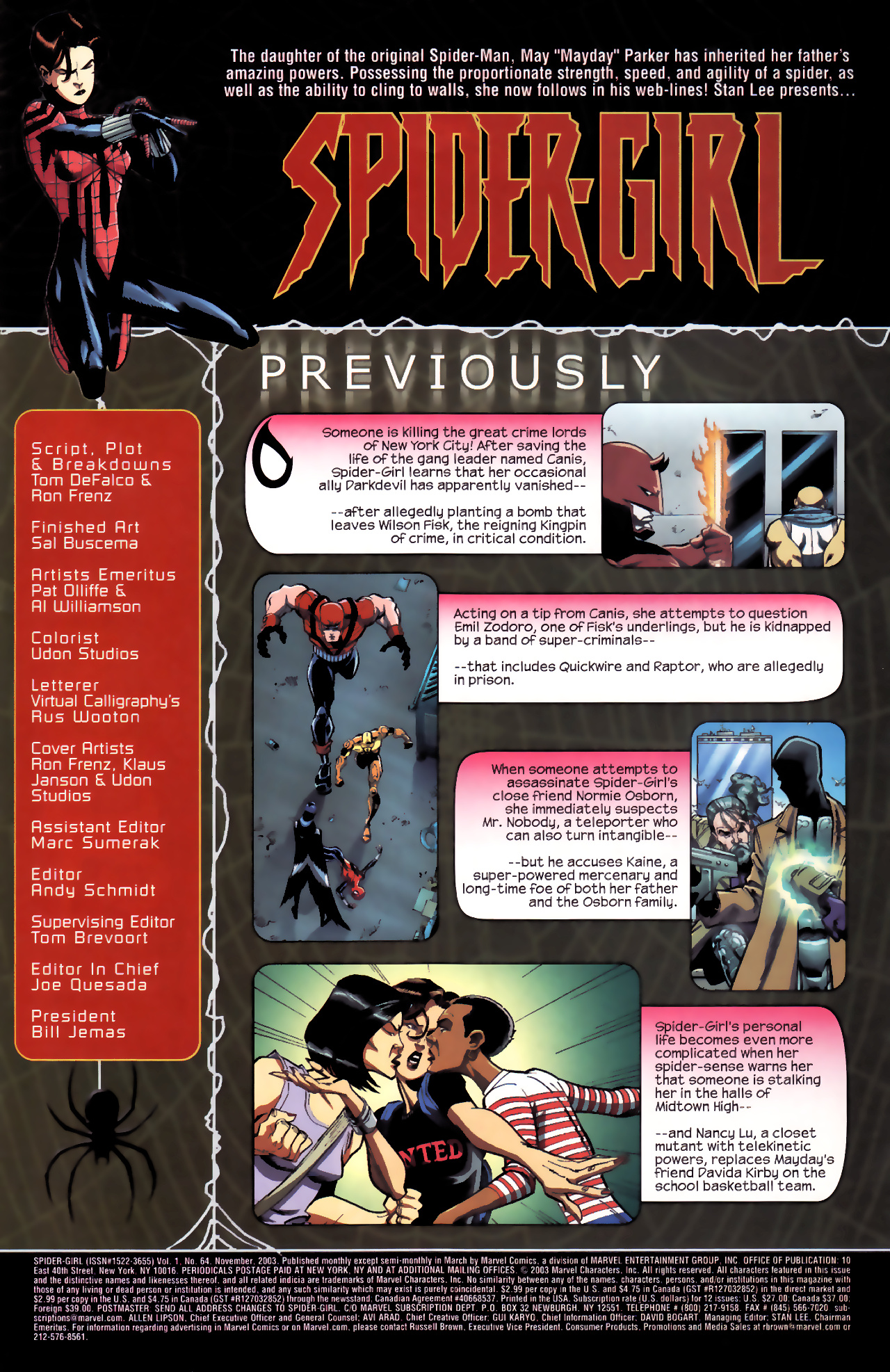 Read online Spider-Girl (1998) comic -  Issue #64 - 2