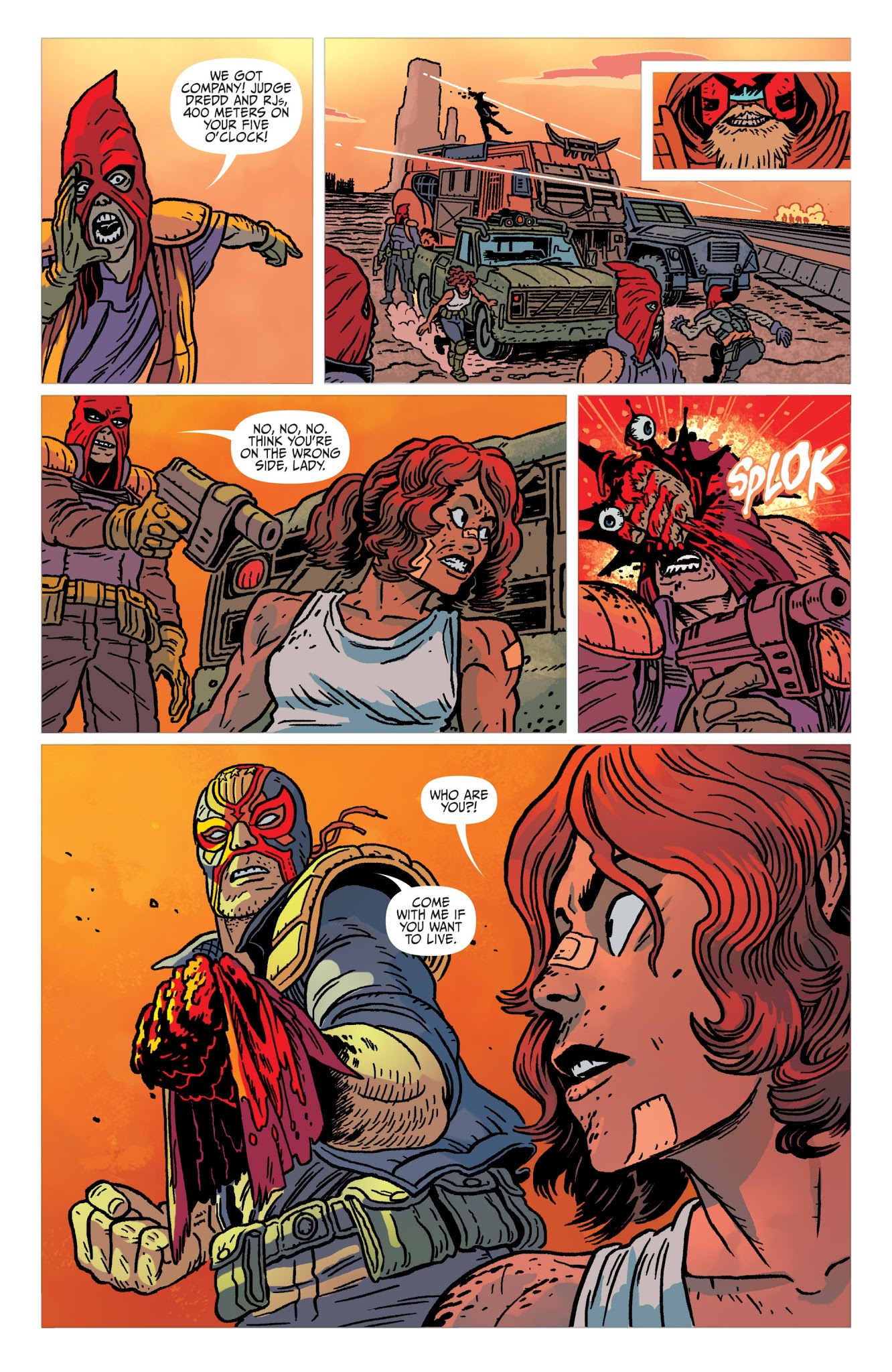 Read online Judge Dredd: The Blessed Earth comic -  Issue #7 - 12