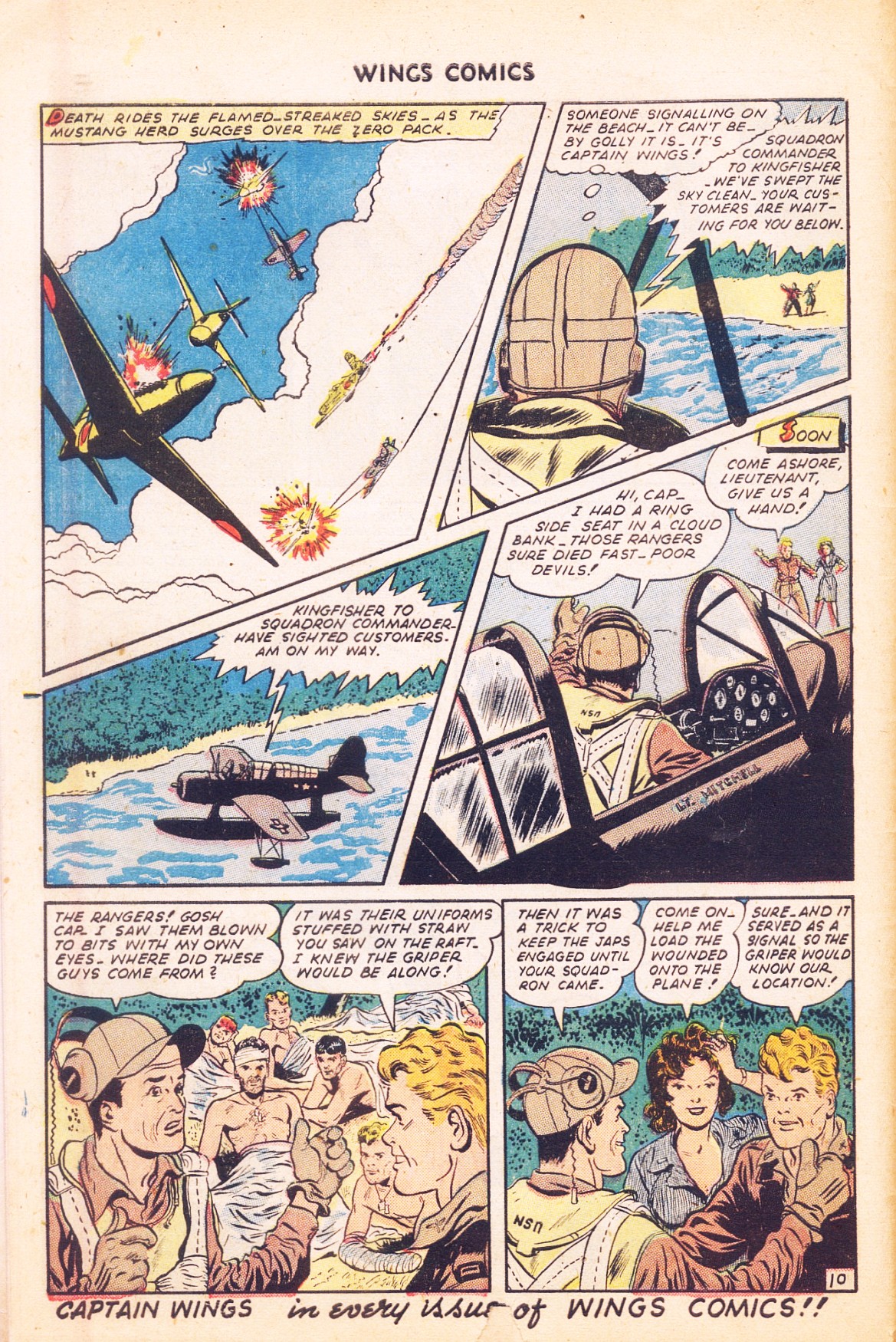 Read online Wings Comics comic -  Issue #57 - 12