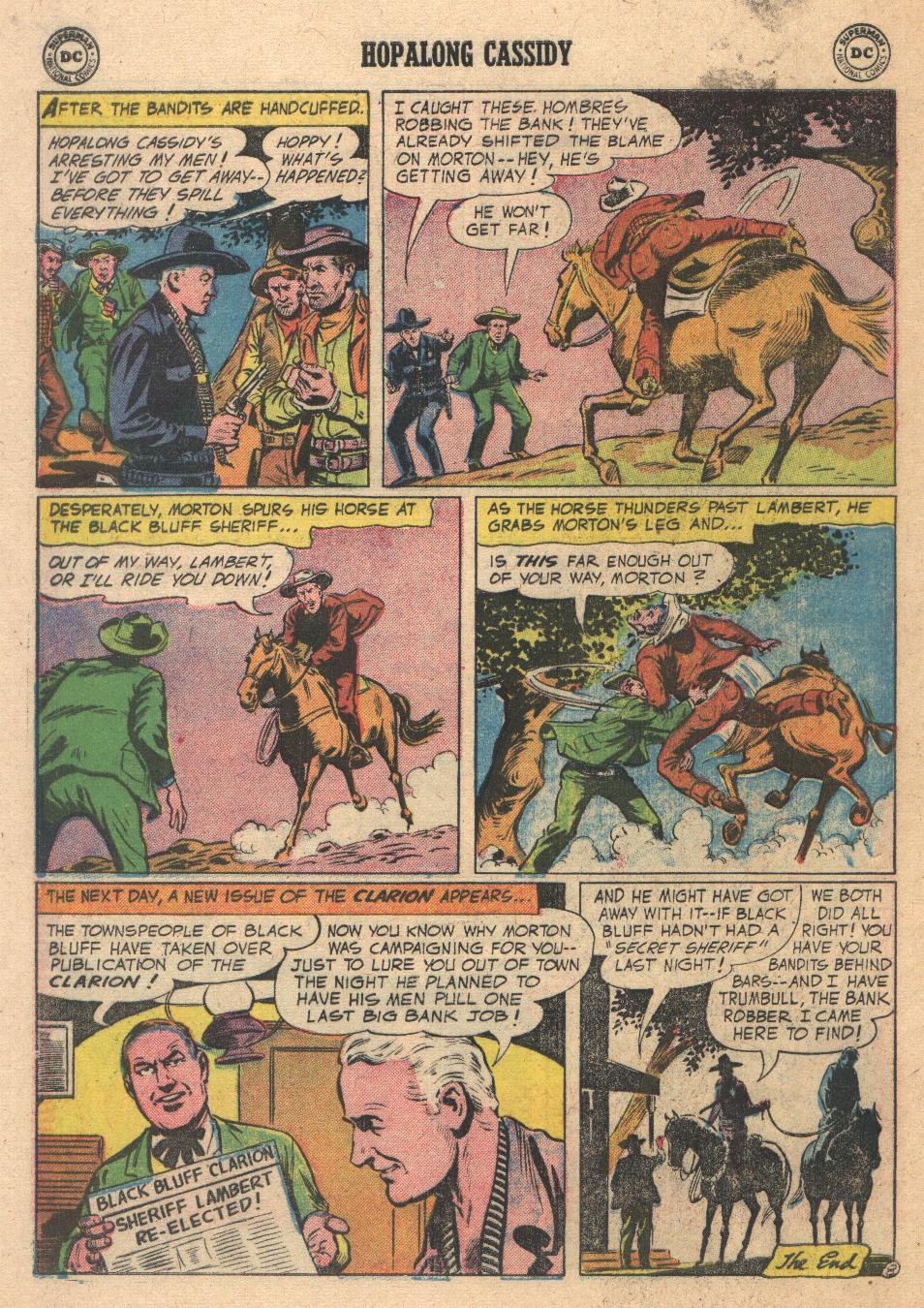 Read online Hopalong Cassidy comic -  Issue #112 - 32